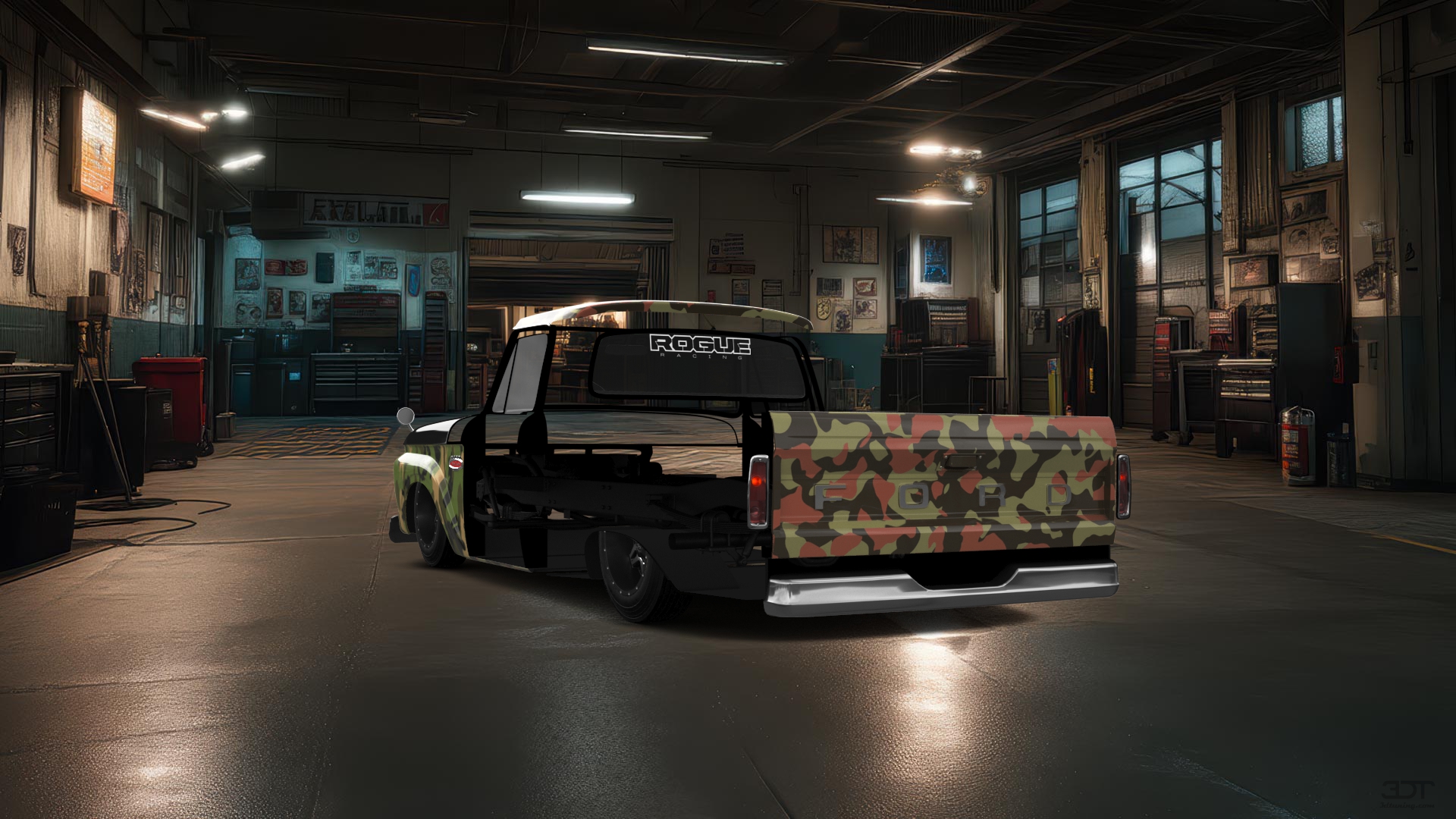 Ford F-100 Custom Cab 2 Door pickup truck 1966 이미지