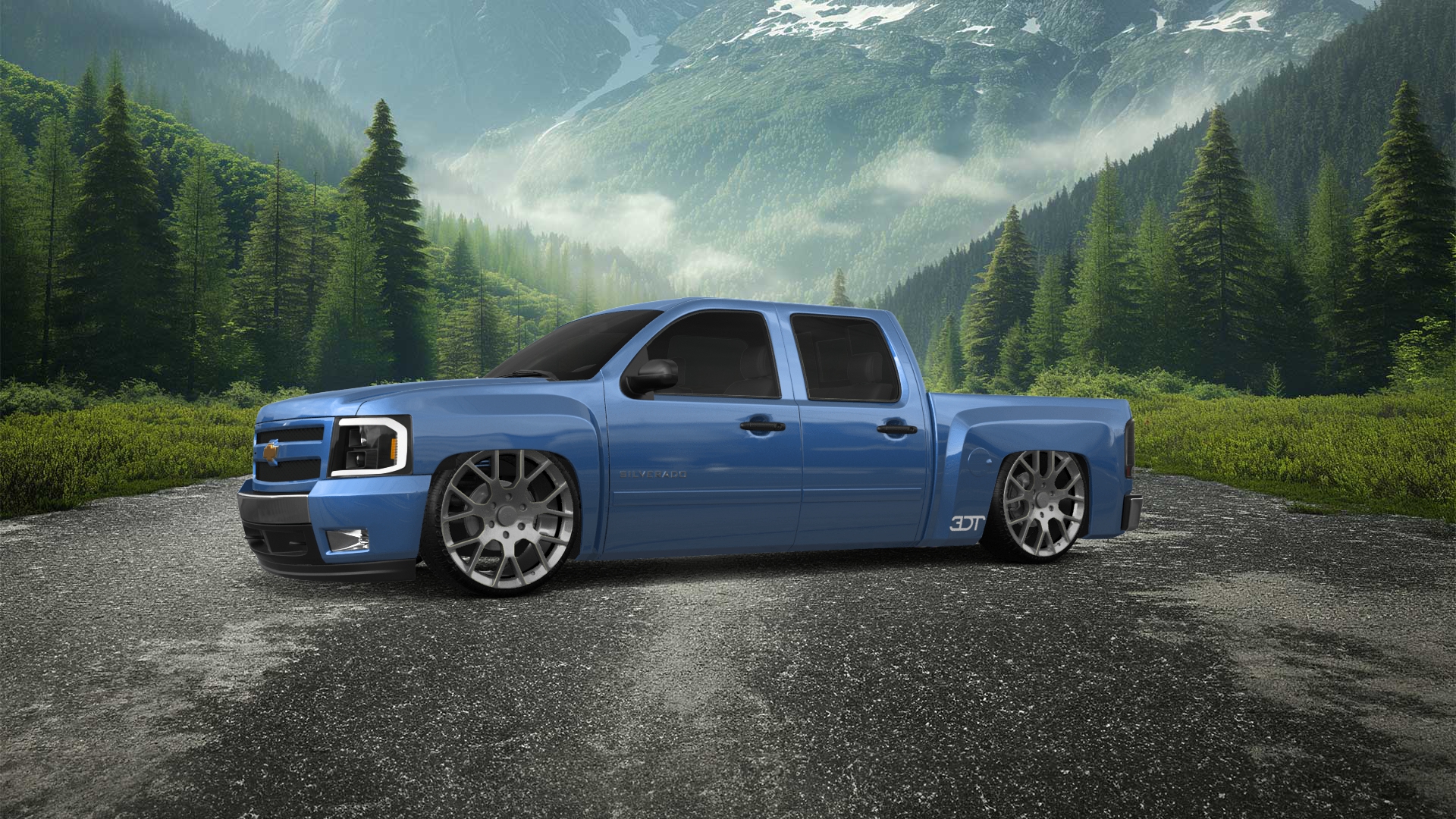 Chevrolet Silverado 1500 Crew Cab 4 Door pickup truck 2007 tuning