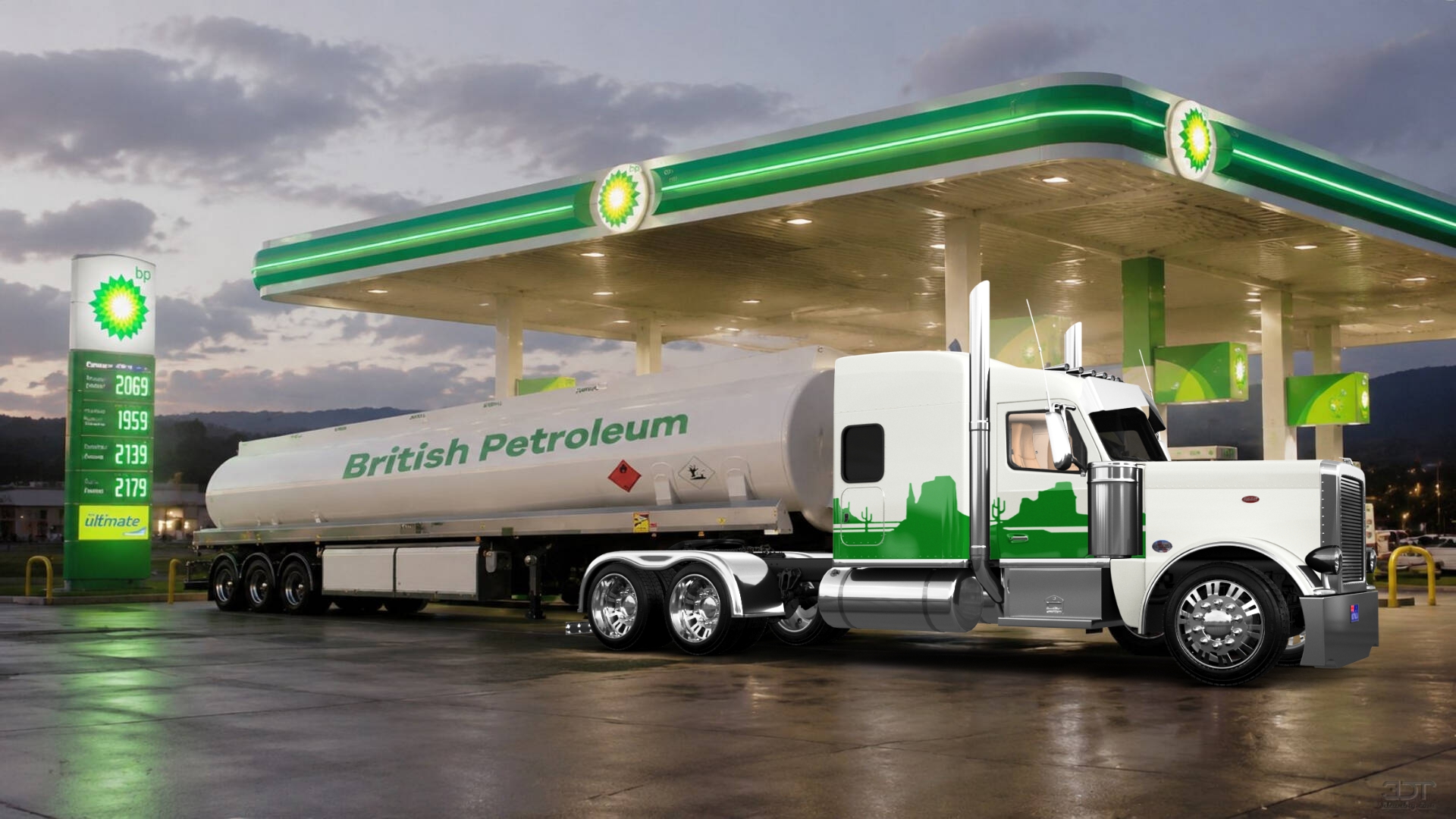 Peterbilt 589 Sleeper Cab Truck 2024 tuning