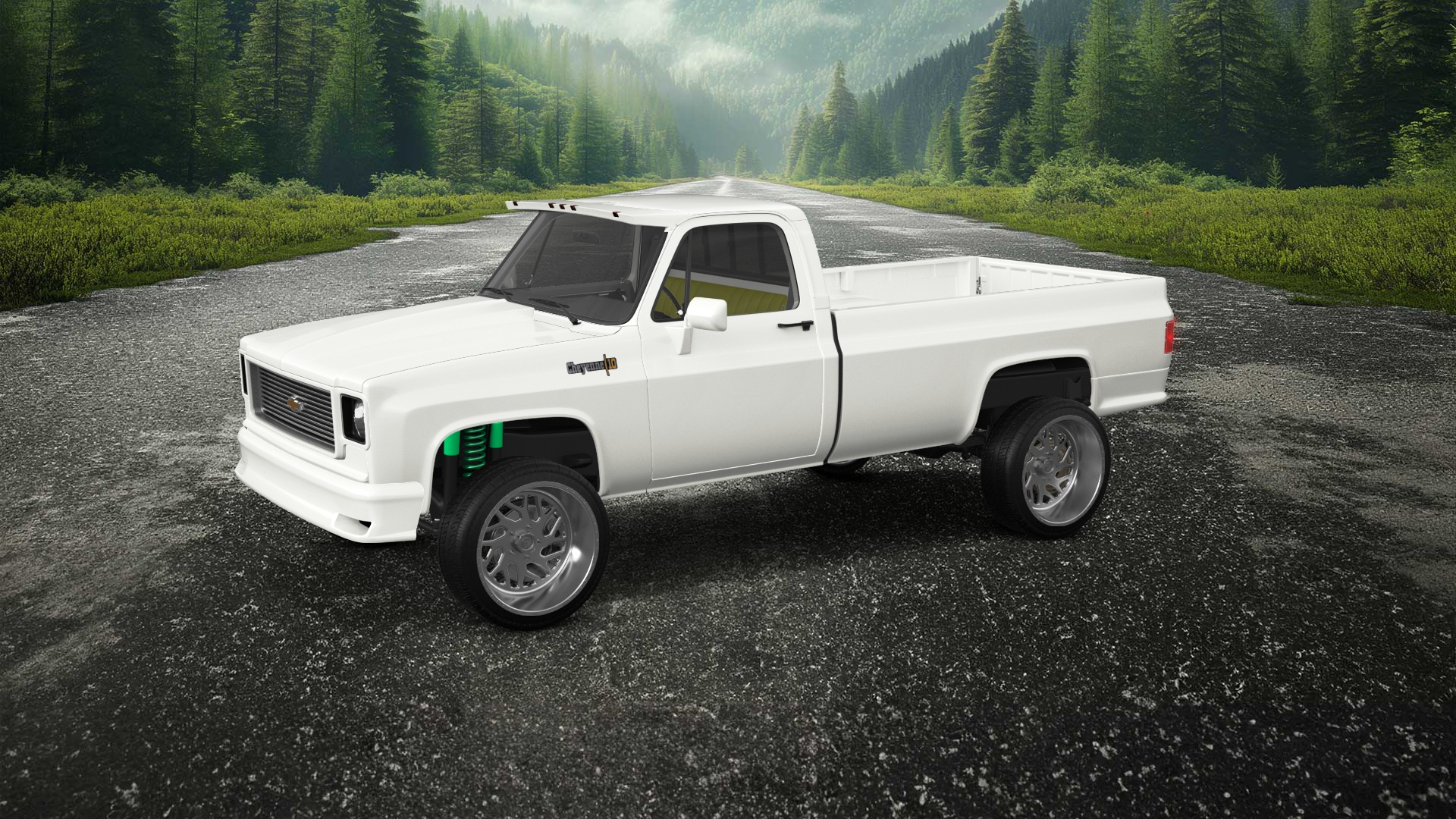 Chevrolet Silverado C-10 2 Door pickup truck 1973 tuning