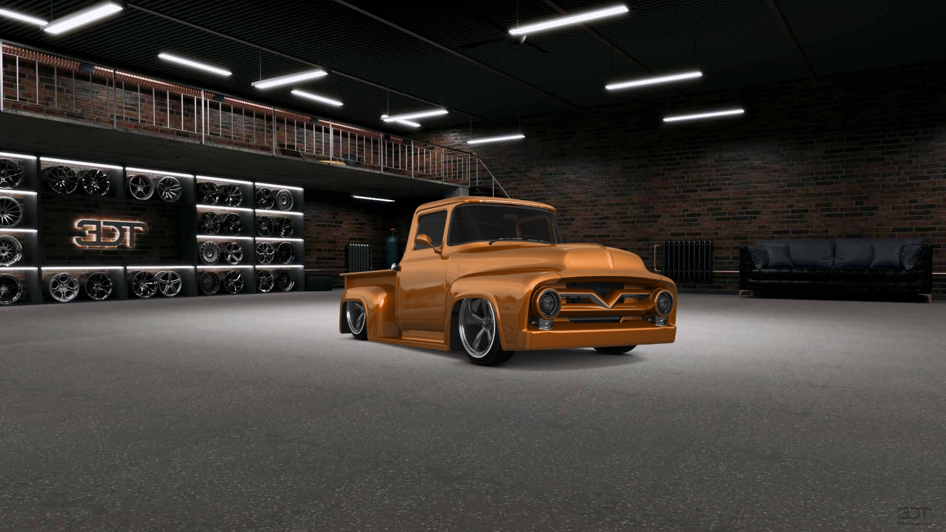 Ford F-100 2 Door truck 1956