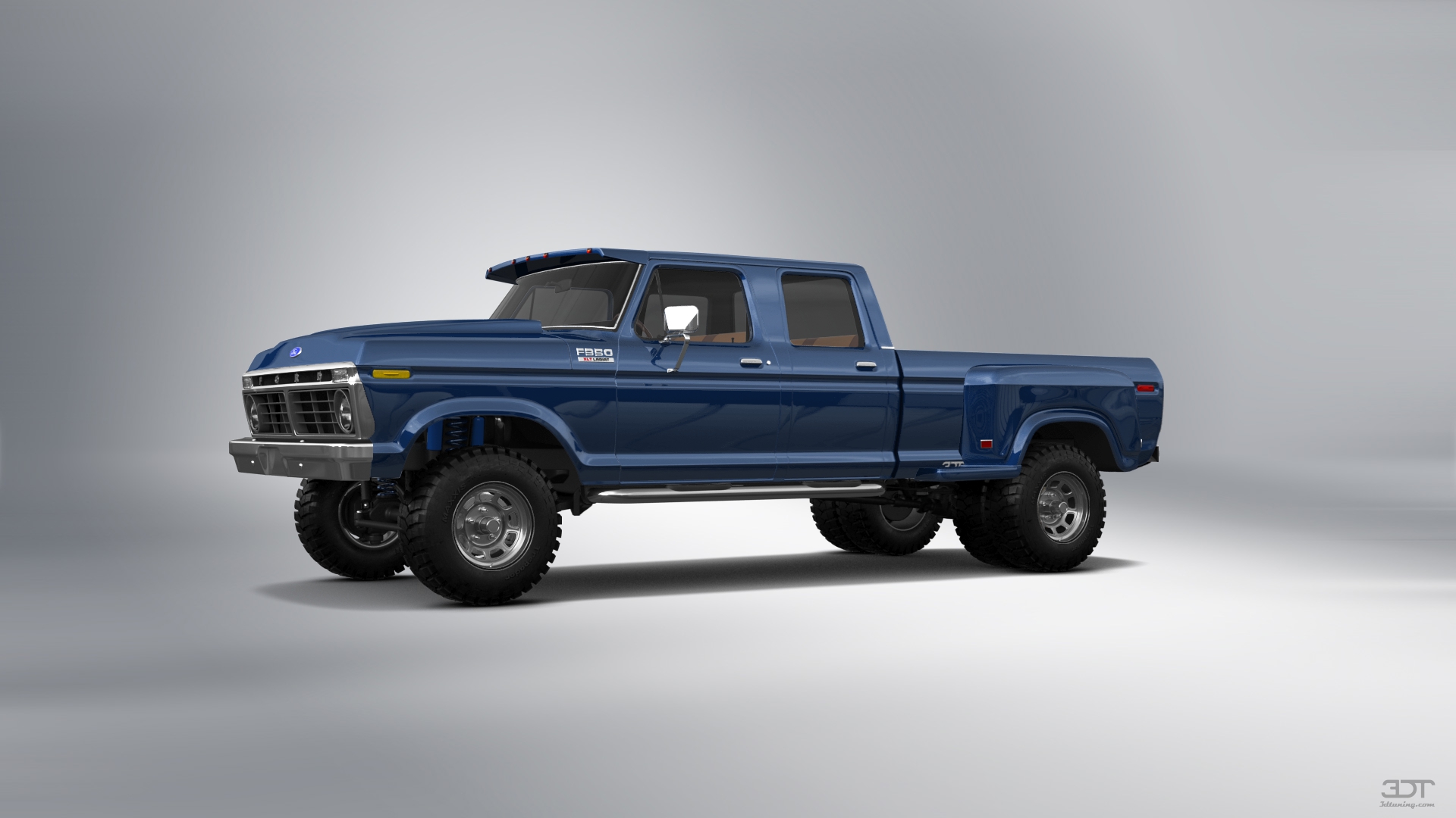 Ford F-350 Dually 4 Door pickup truck 1973 tuning