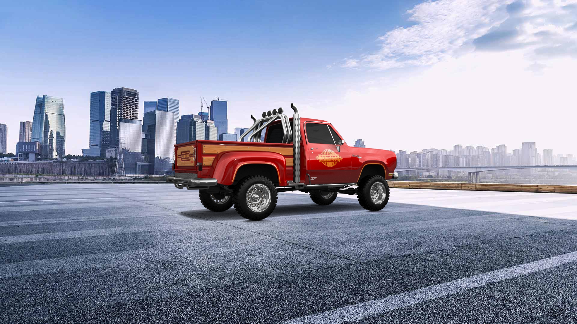 Dodge Lil Red Express 2 Door pickup truck 1978