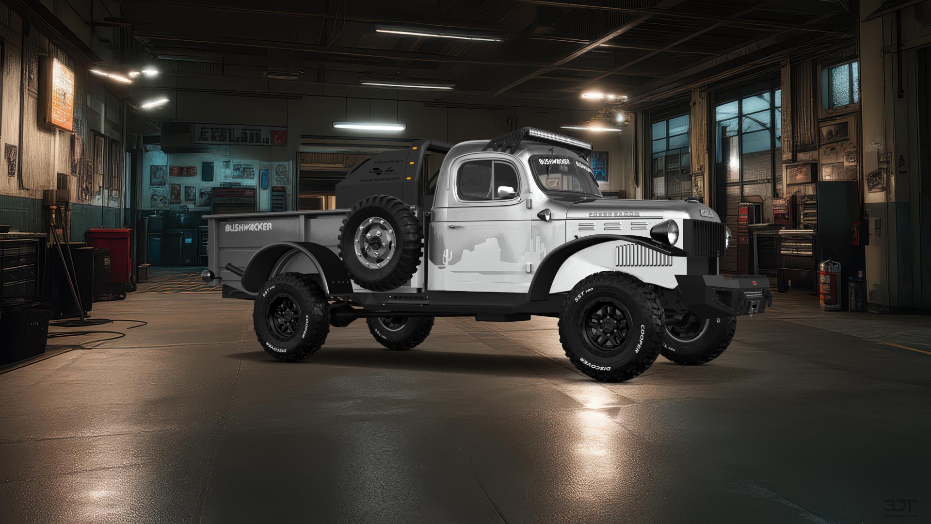 Dodge Power Wagon 2 Door pickup truck 1947 tuning