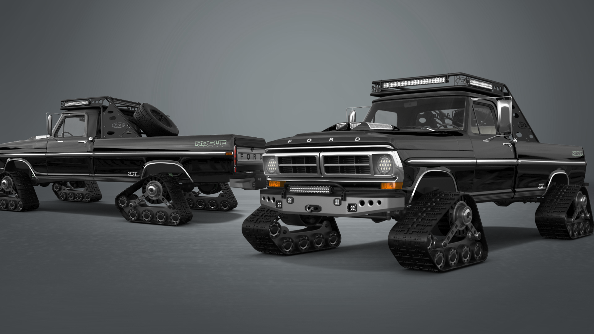 Ford F-250 2 Door pickup truck 1971