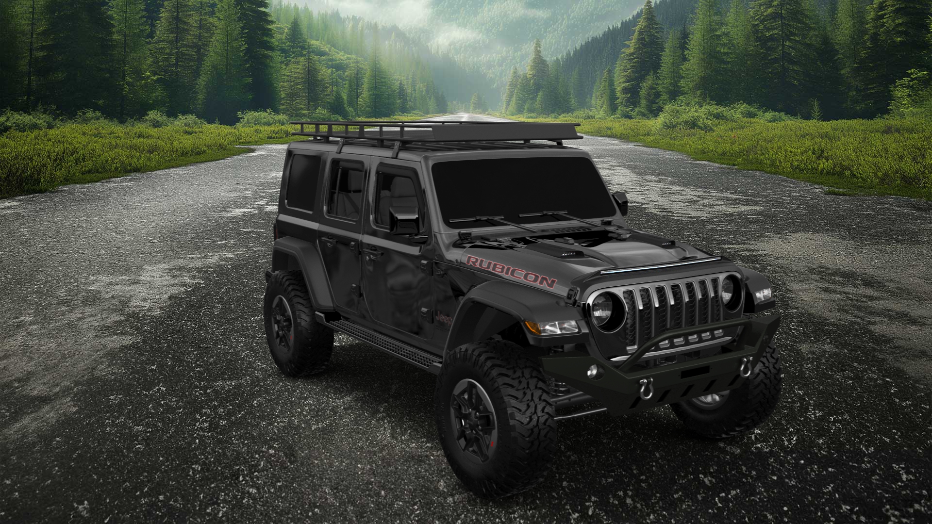 Jeep Wrangler Rubicon JL 4 Door SUV 2017 tuning