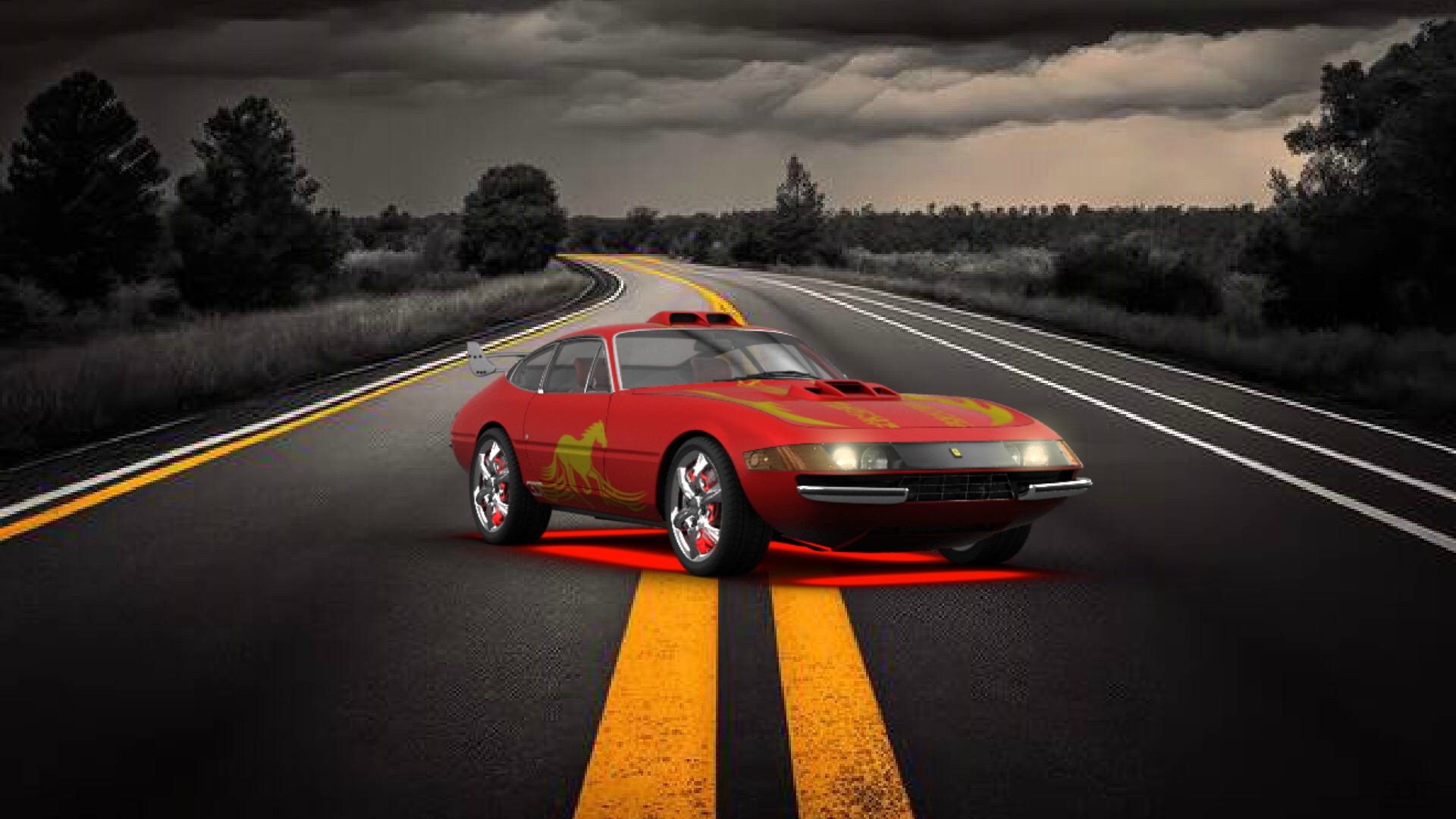 Ferrari 365 GTB 4 Coupe 1968 tuning