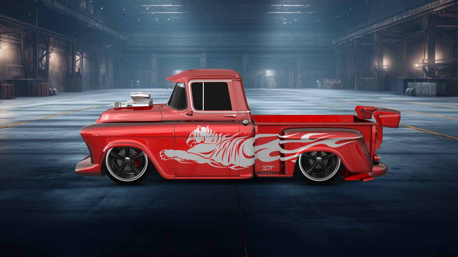 GMC 100 Stepside 2 Door pickup truck 1957 tuning