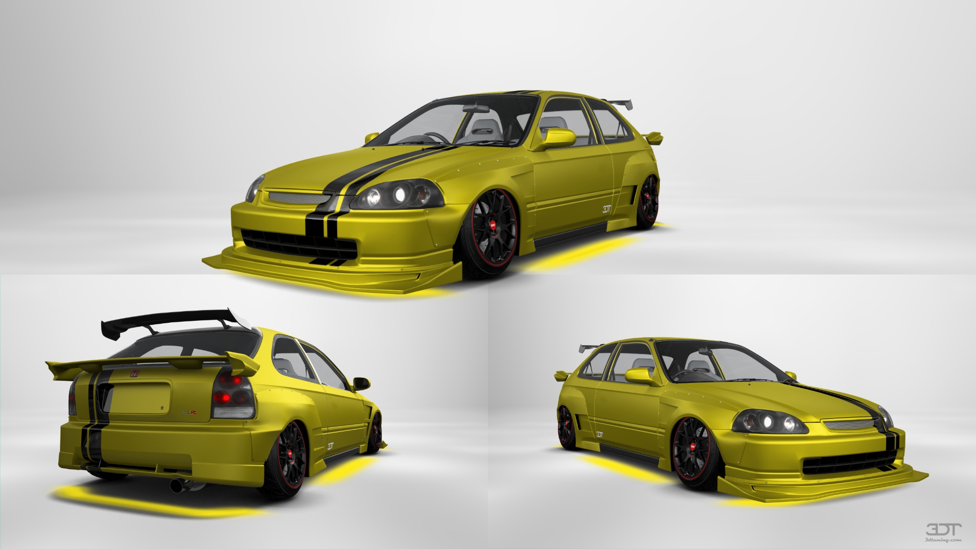 Honda Civic 3 Door Hatchback 1997 tuning