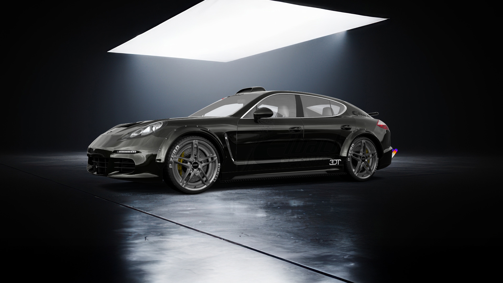 Porsche Panamera 4 door fastback saloon 2011 tuning