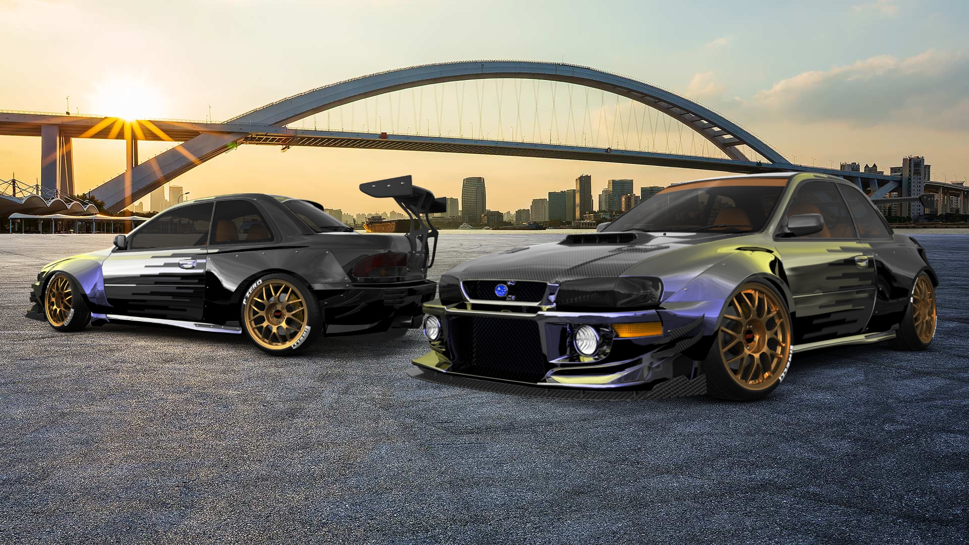 Subaru Impreza WRX STI 22B 2 Door Coupe 2000 tuning