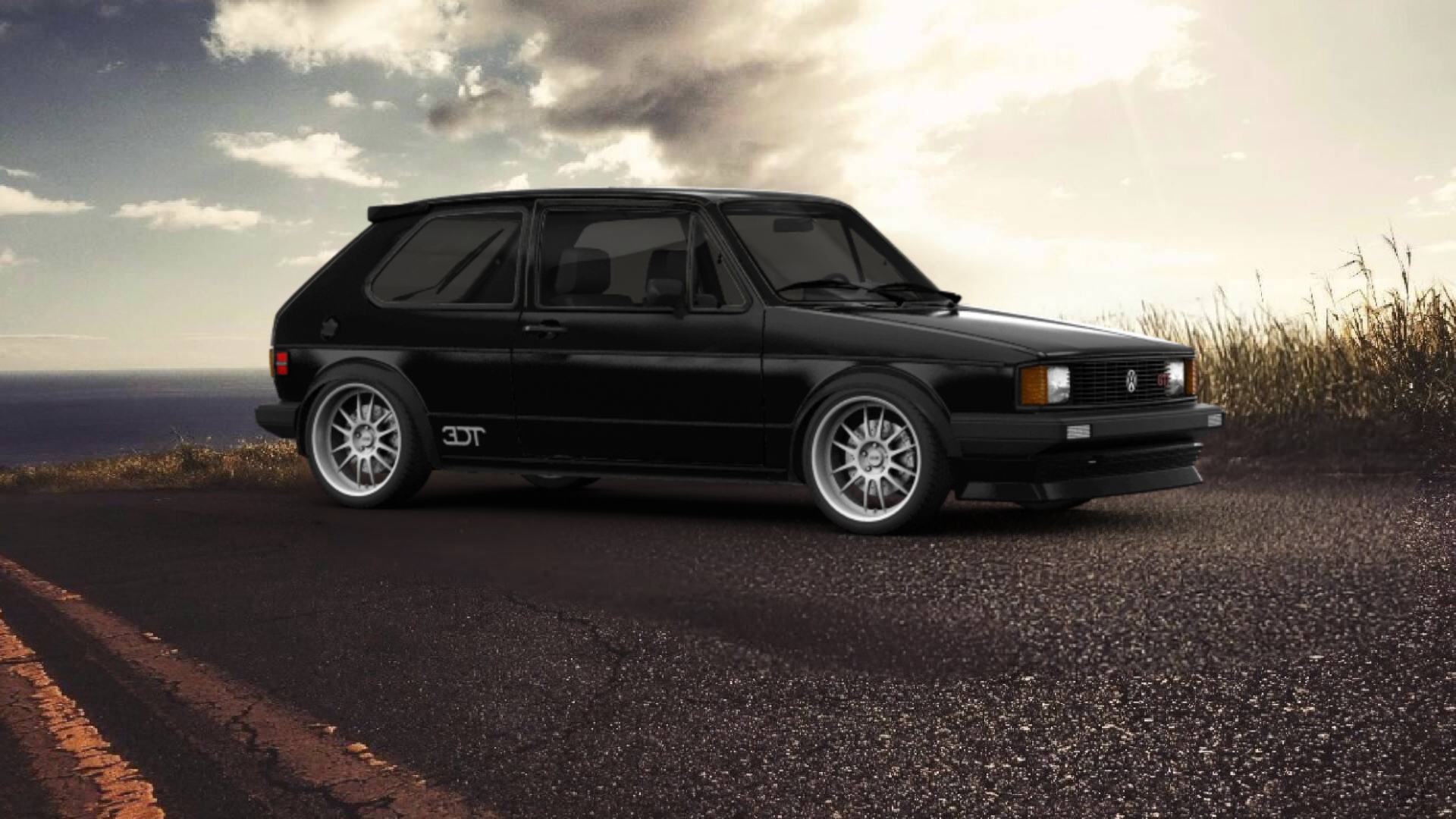 Volkswagen Rabbit GTI Mk1 3 Door Hatchback 1984 Images