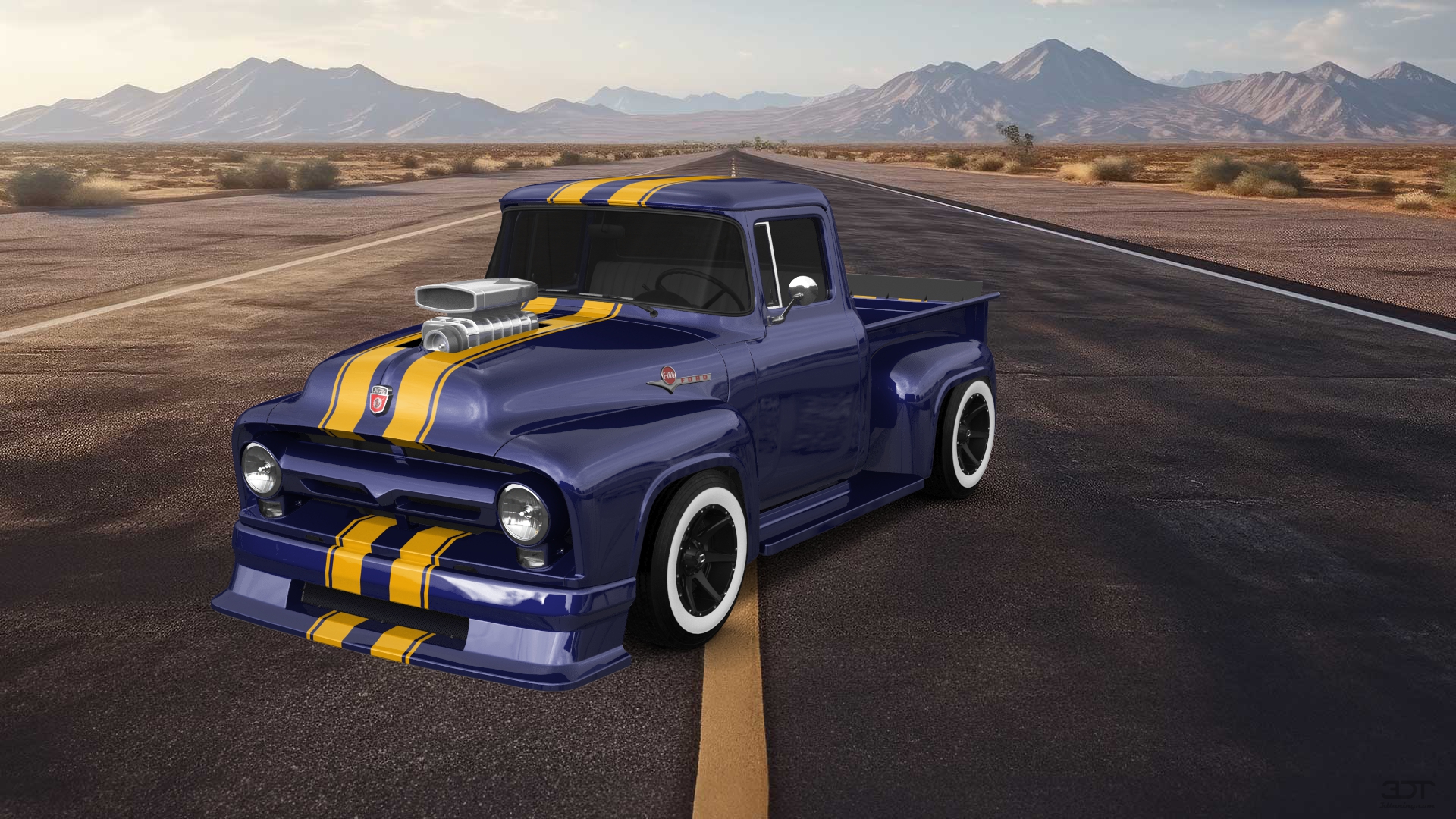 Ford F-100 2 Door truck 1956