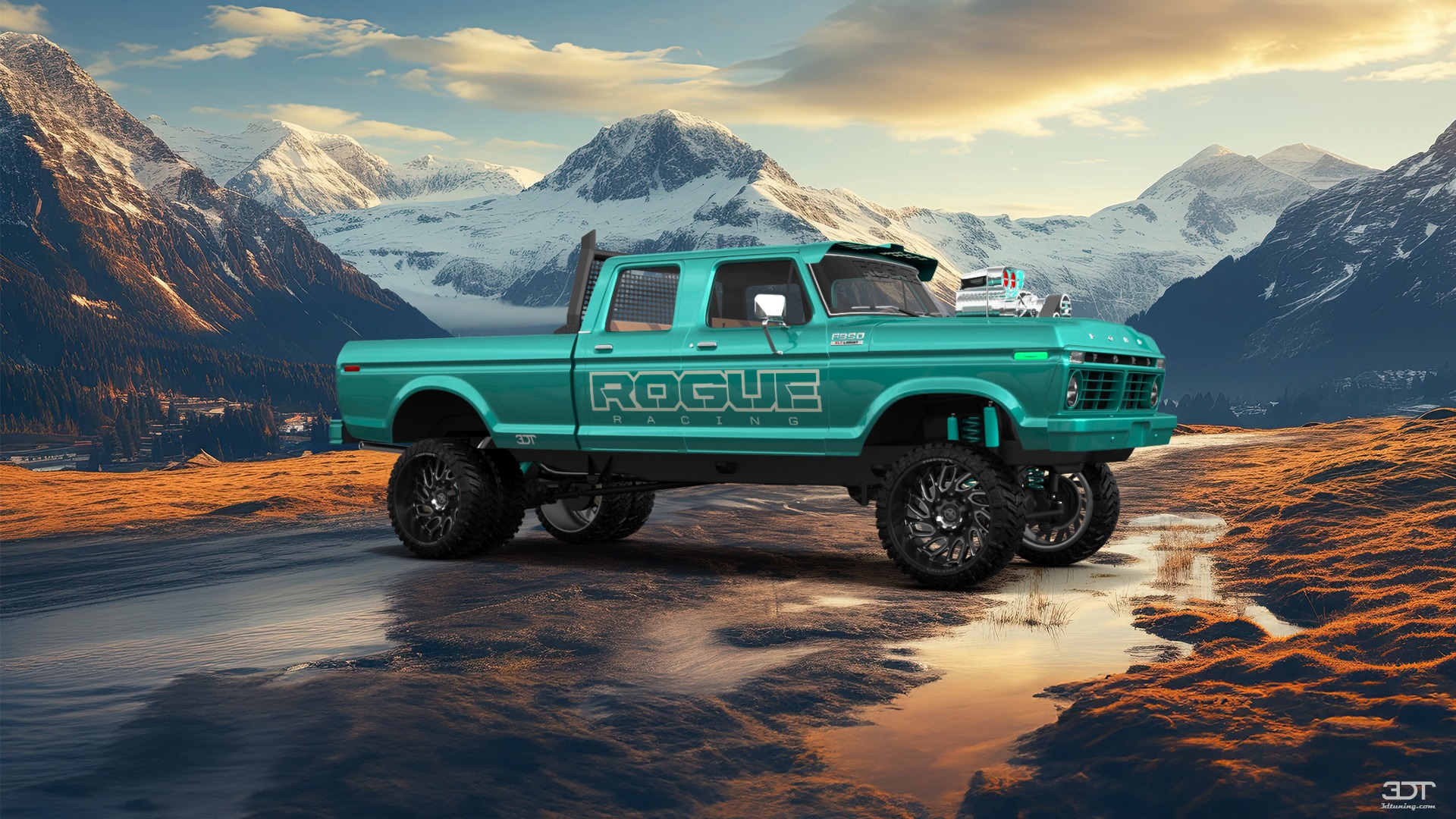 Ford F-350 Dually 4 Door pickup truck 1973