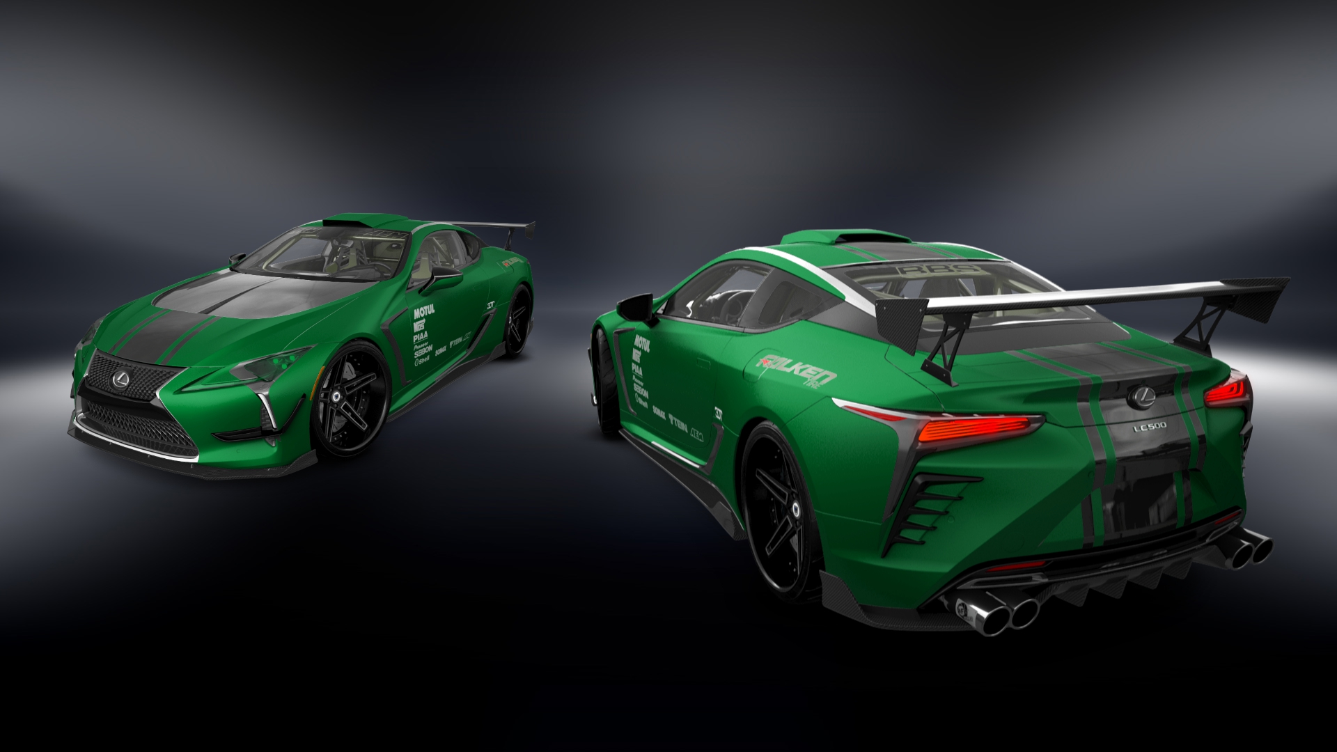 Lexus LC500 2 door fastback coupe 2017 tuning