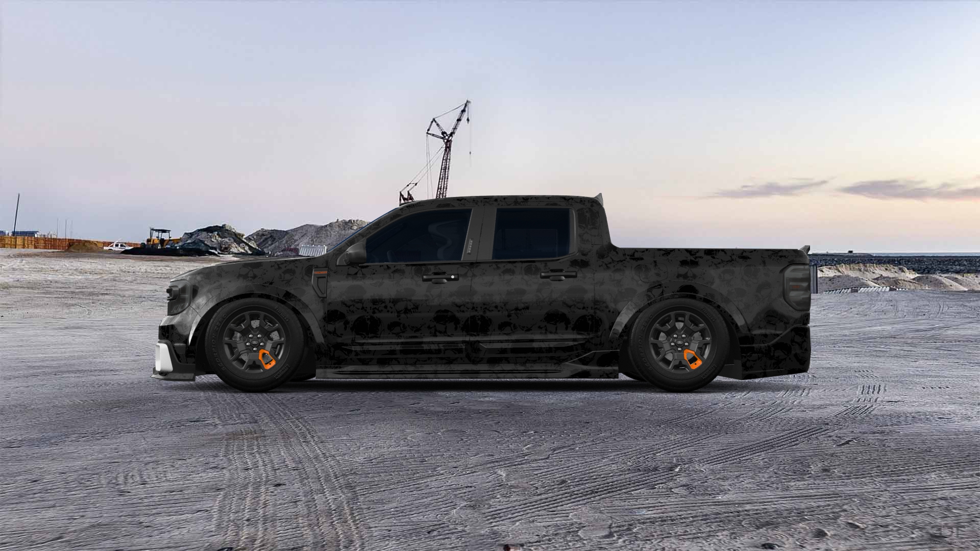 Ford Maverick 4 Door pickup truck 2022 tuning