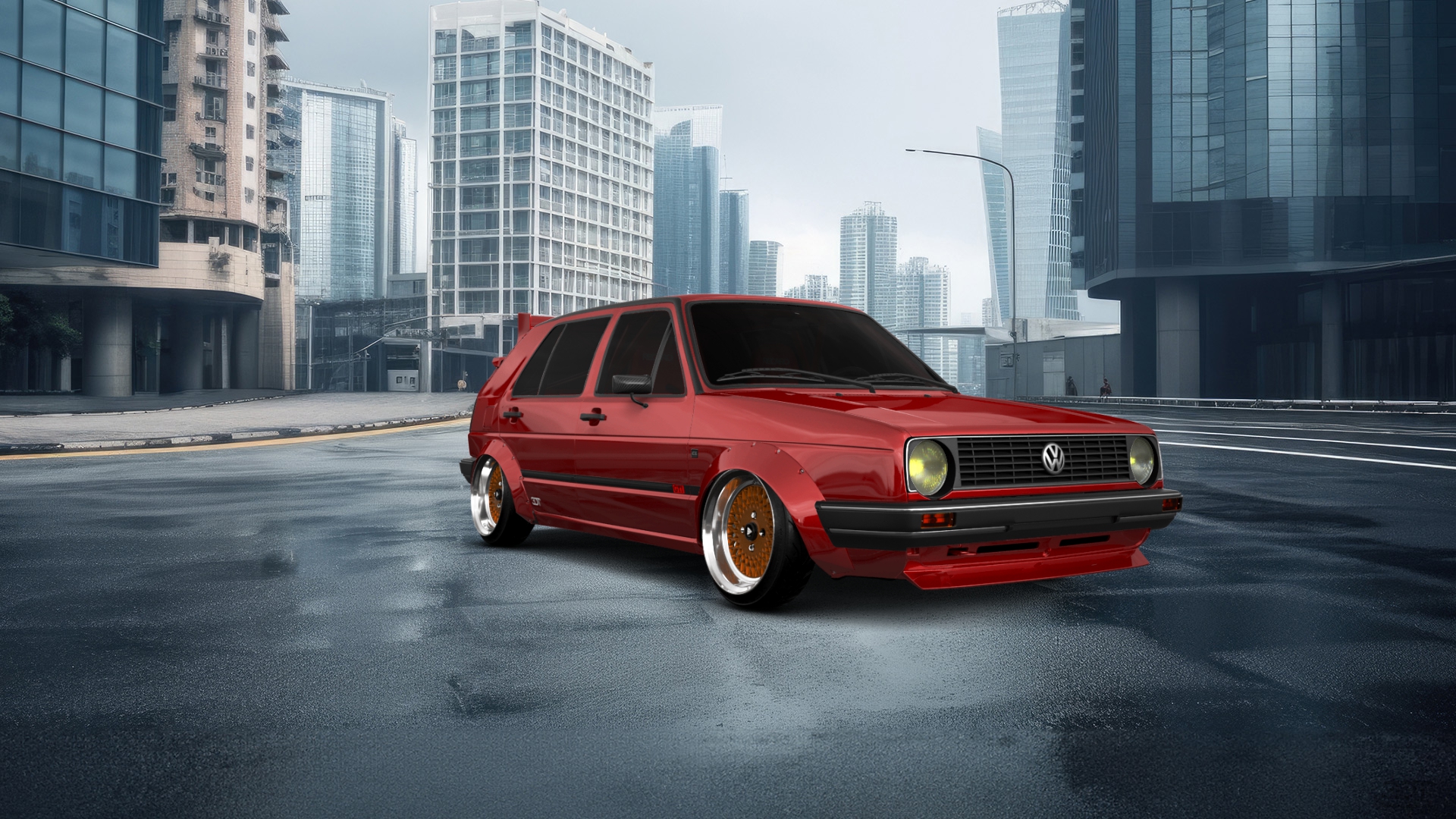 Volkswagen Golf Mk2 5 Door Hatchback 1983 tuning