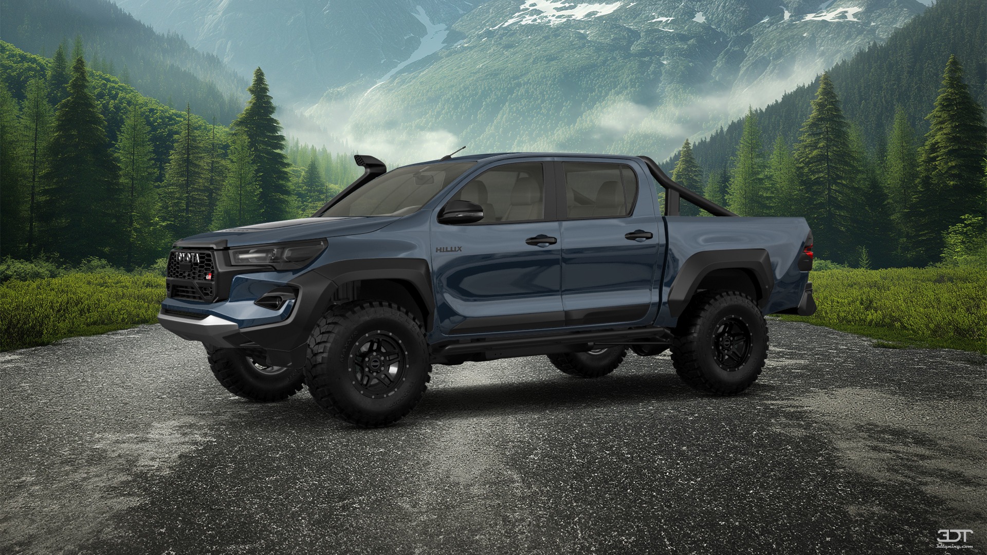 Toyota Hilux Double Cab 4 Door pickup truck 2015 tuning