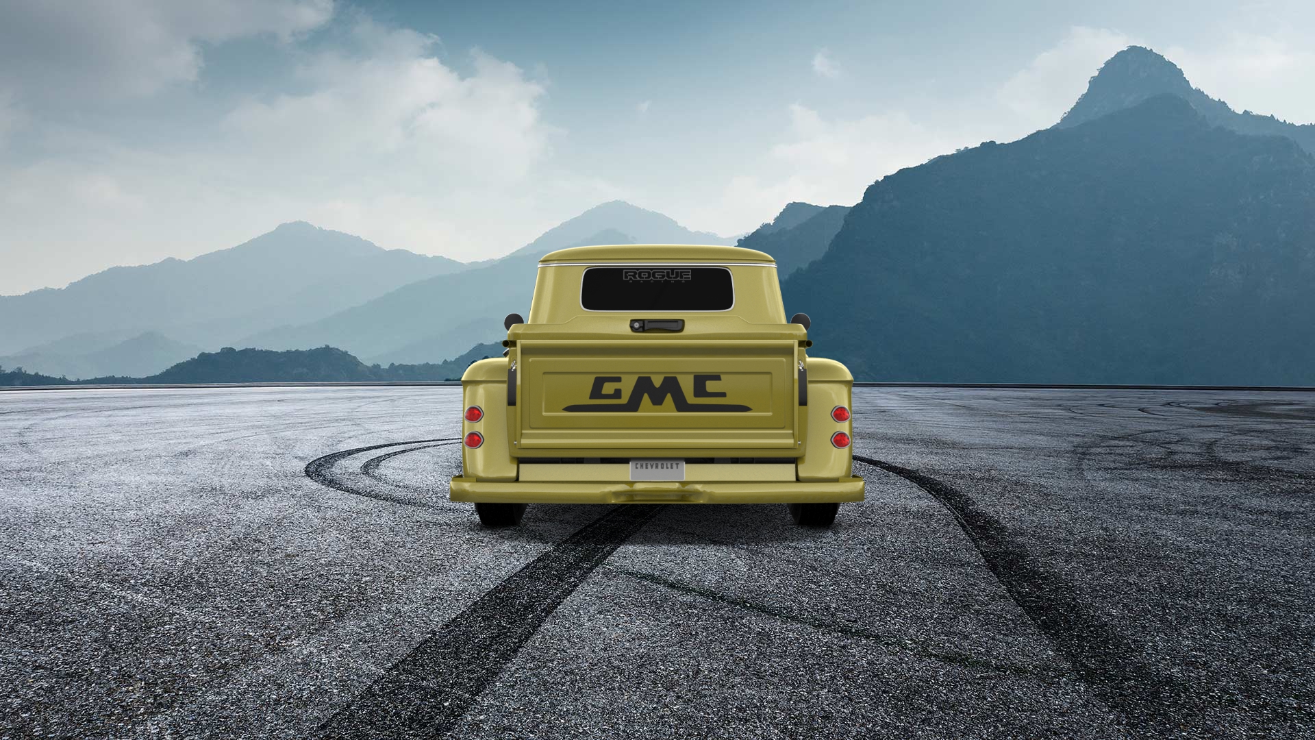 GMC 100 Stepside 2 Door pickup truck 1957 tuning