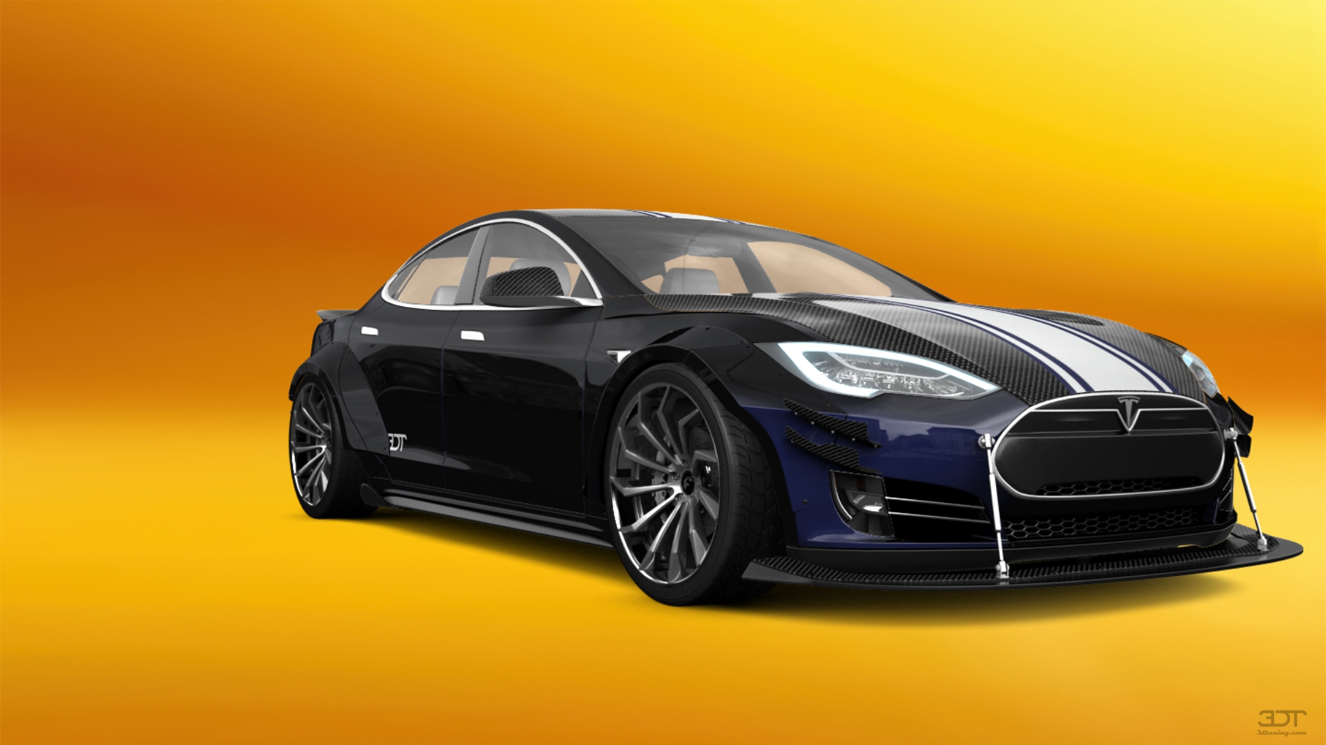 Tesla Model S 5 Door Liftback 2013 tuning
