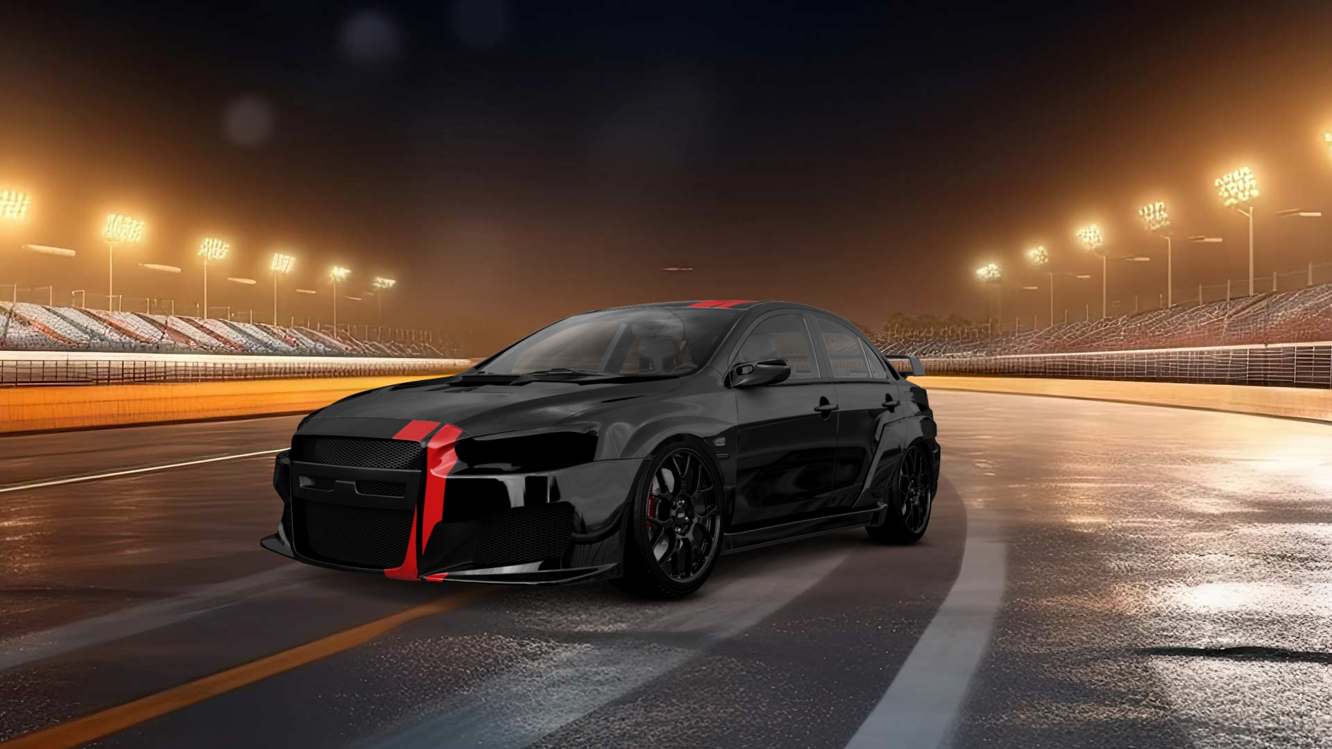 Mitsubishi Lancer Evolution X Sedan 2008 tuning