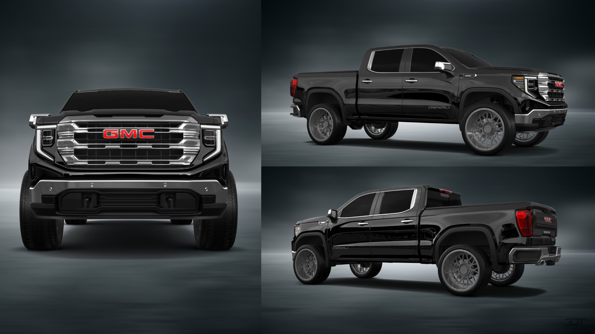 GMC Sierra 1500 Crew Cab 5.8 ft box 4 Door pickup truck 2023 tuning