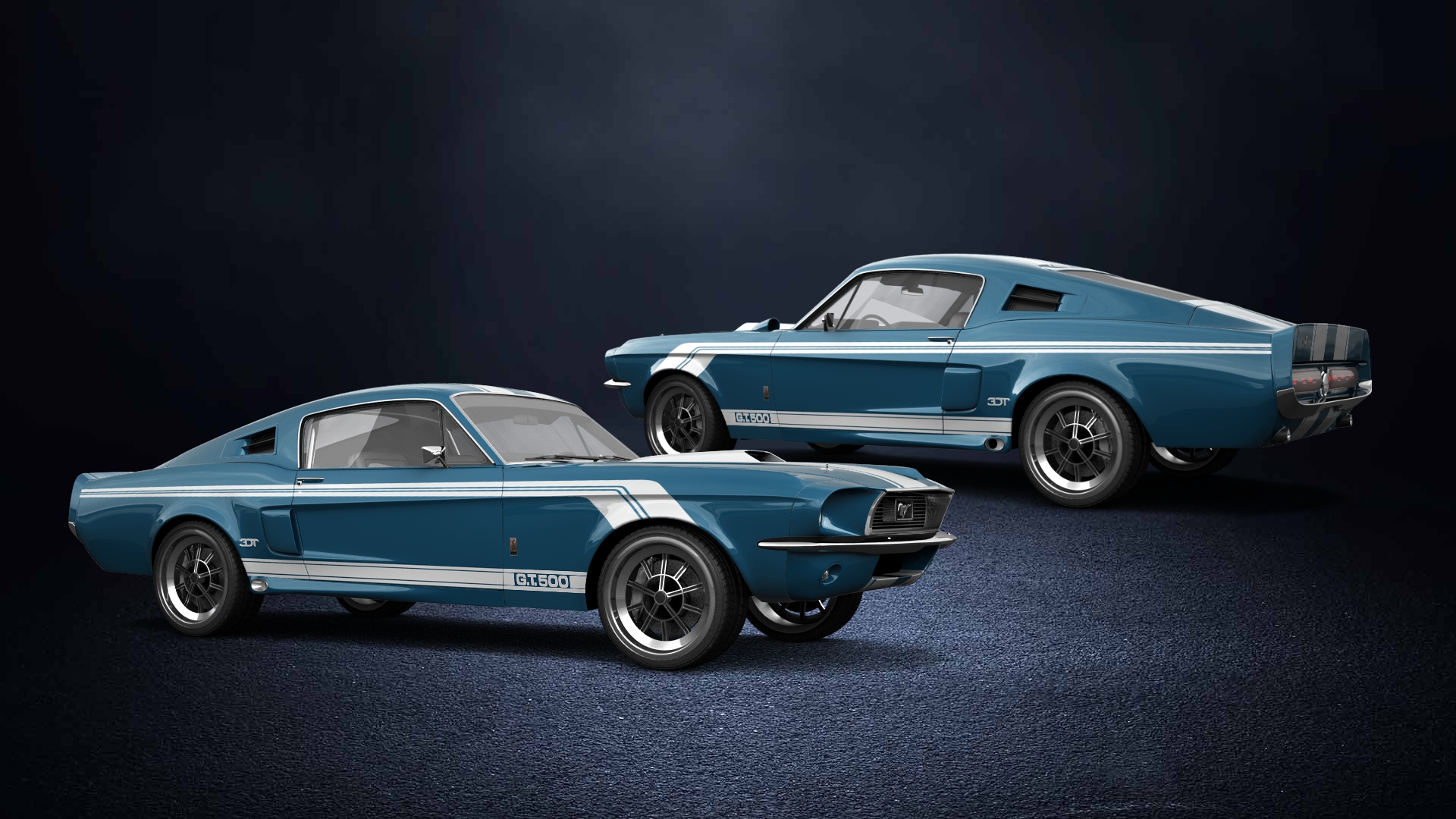 Mustang GT500 2 Door Coupe 1968
