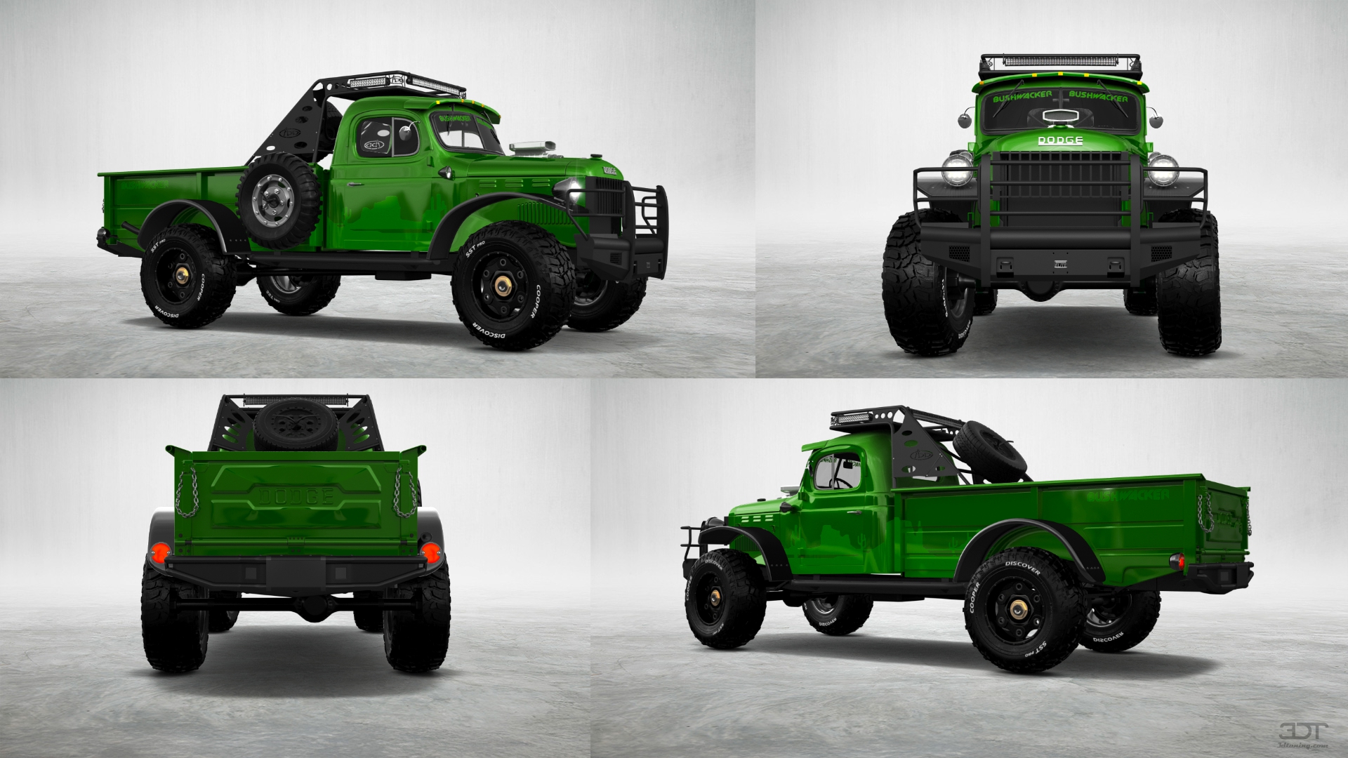 Dodge Power Wagon 2 Door pickup truck 1947 tuning