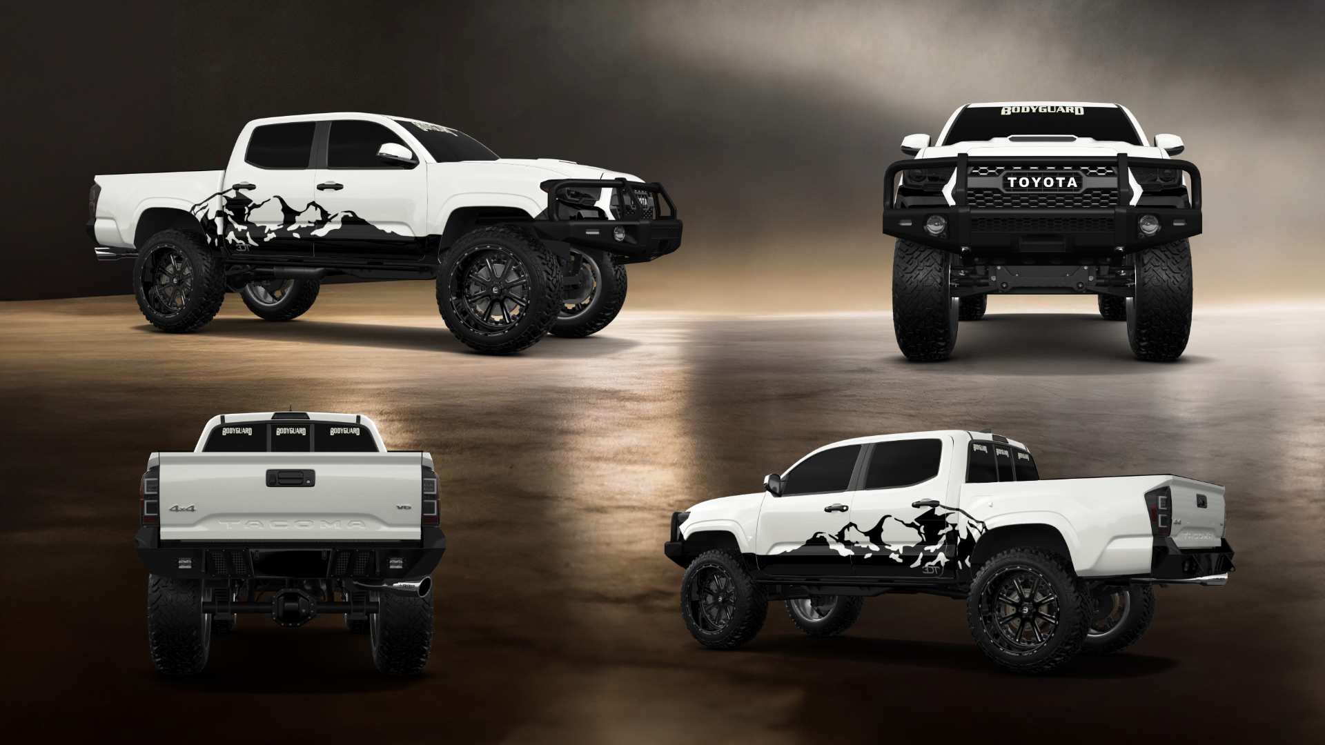 Toyota Tacoma 4 Door pickup truck 2018 tuning