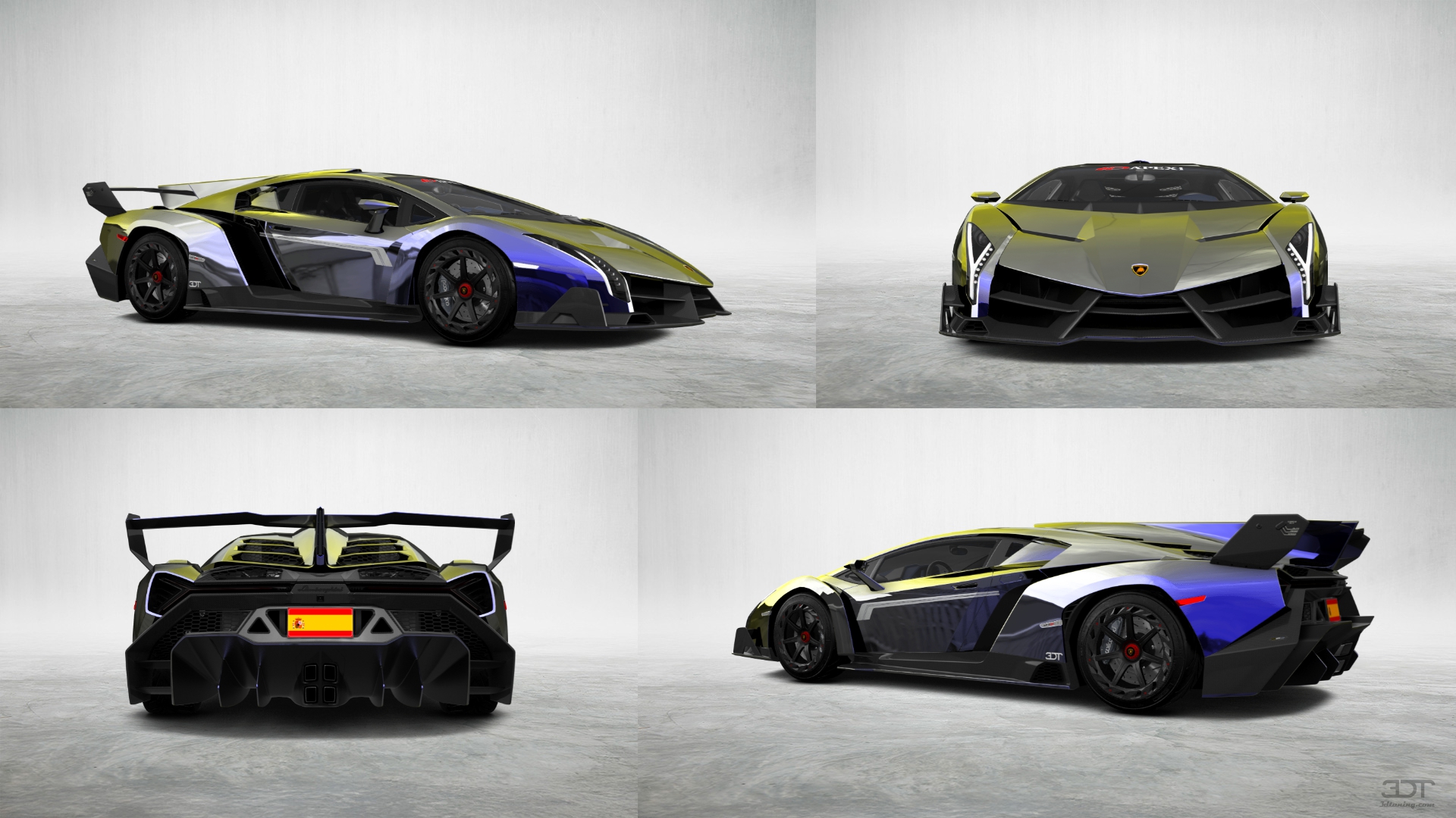 Lamborghini Veneno 2 Door Coupe 2013 tuning