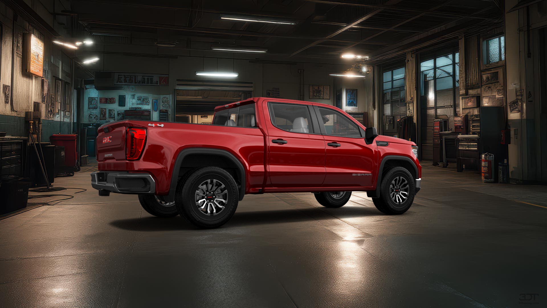 GMC Sierra 1500 Crew Cab 5.8 ft box 4 Door pickup truck 2023 tuning