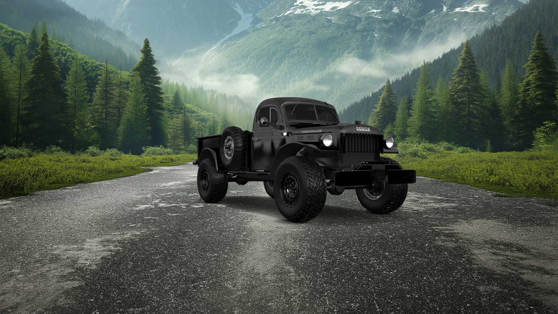 Dodge Power Wagon 2 Door pickup truck 1947