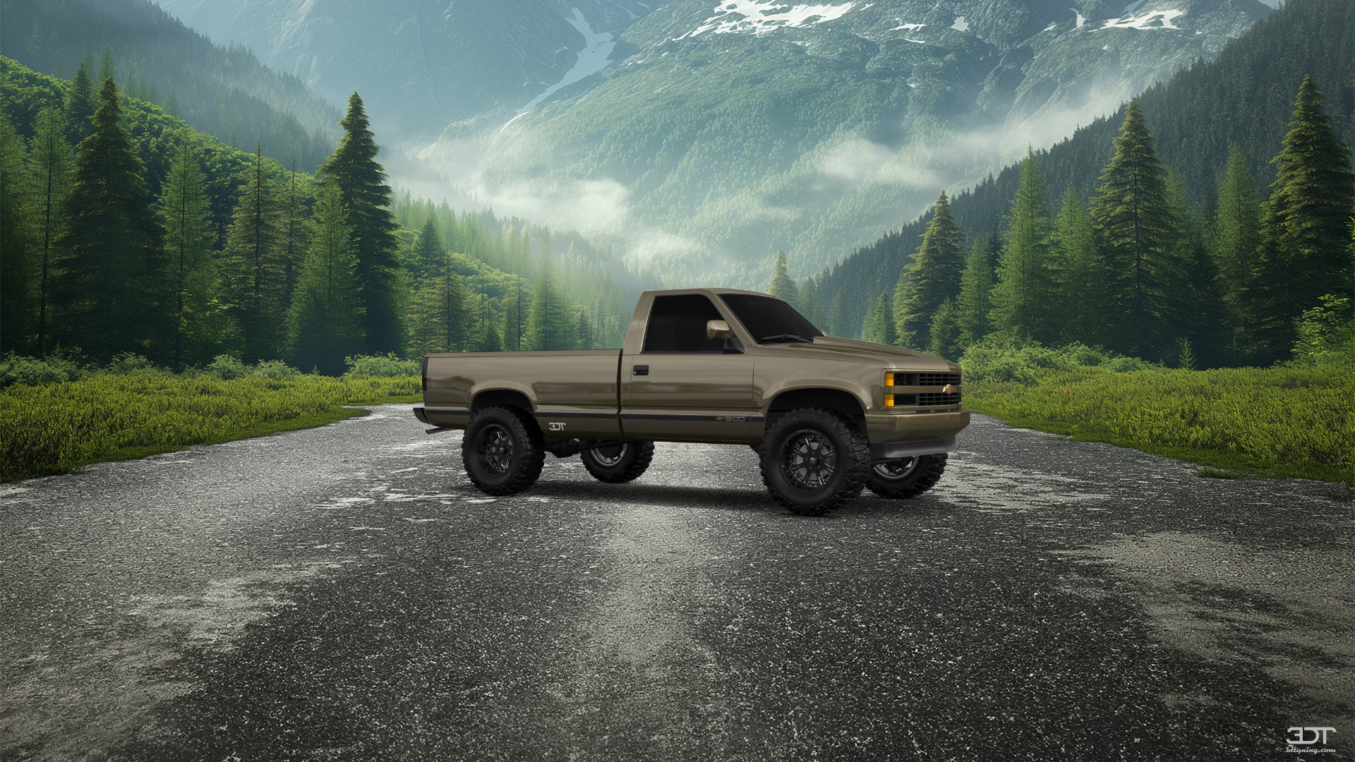 Chevrolet K1500 Regular Cab Fleetside Pickup 1988