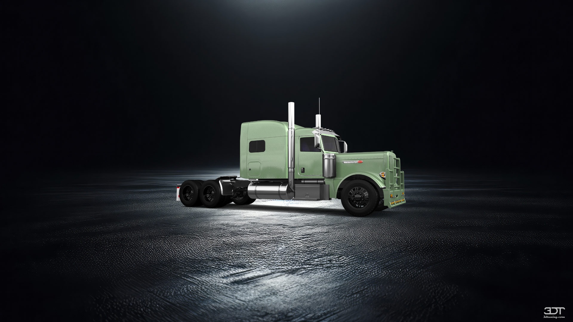 Tuning Peterbilt 389 Sleeper Cab Truck 2016