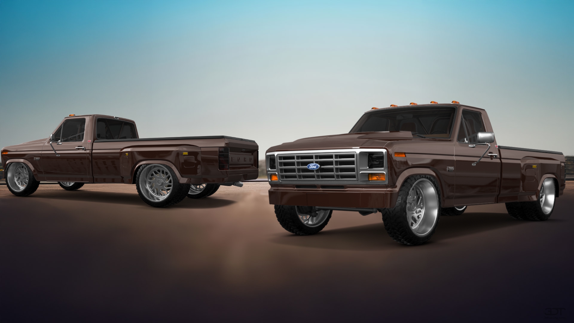 Ford F-350 Dually Regular Cab 2 Door pickup truck 1980 tuning