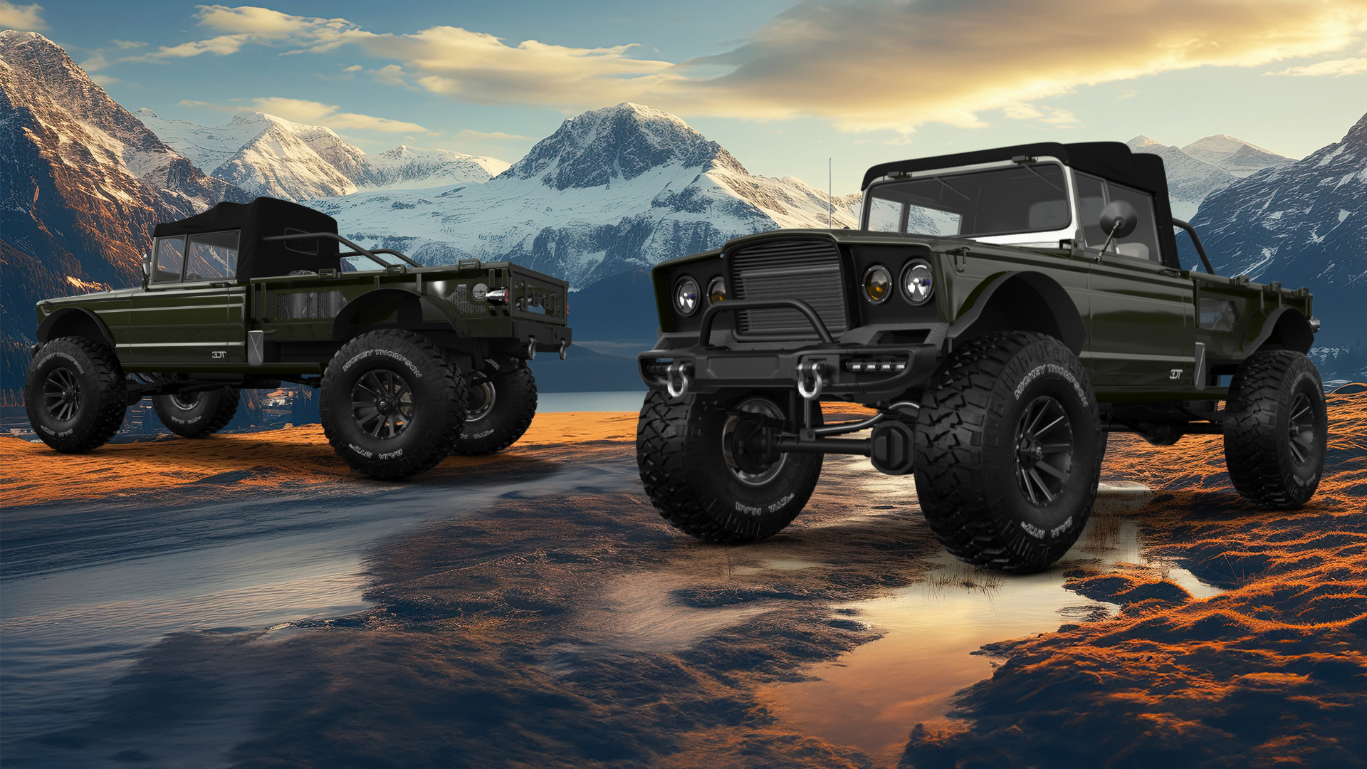 Jeep Kaiser M715 2 Door pickup truck 1968 tuning