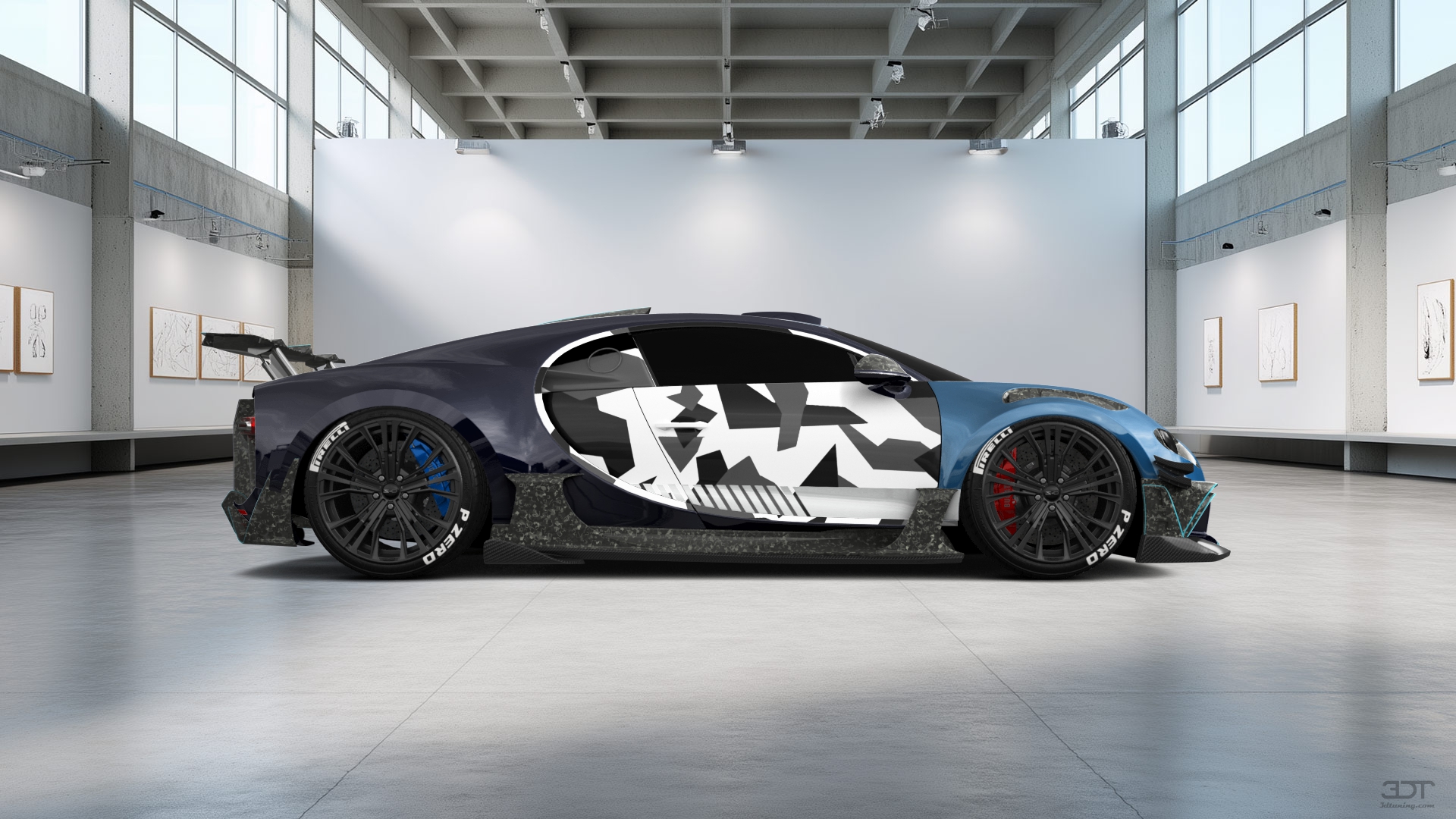 Bugatti Chiron 2 Door Coupe 2016 tuning