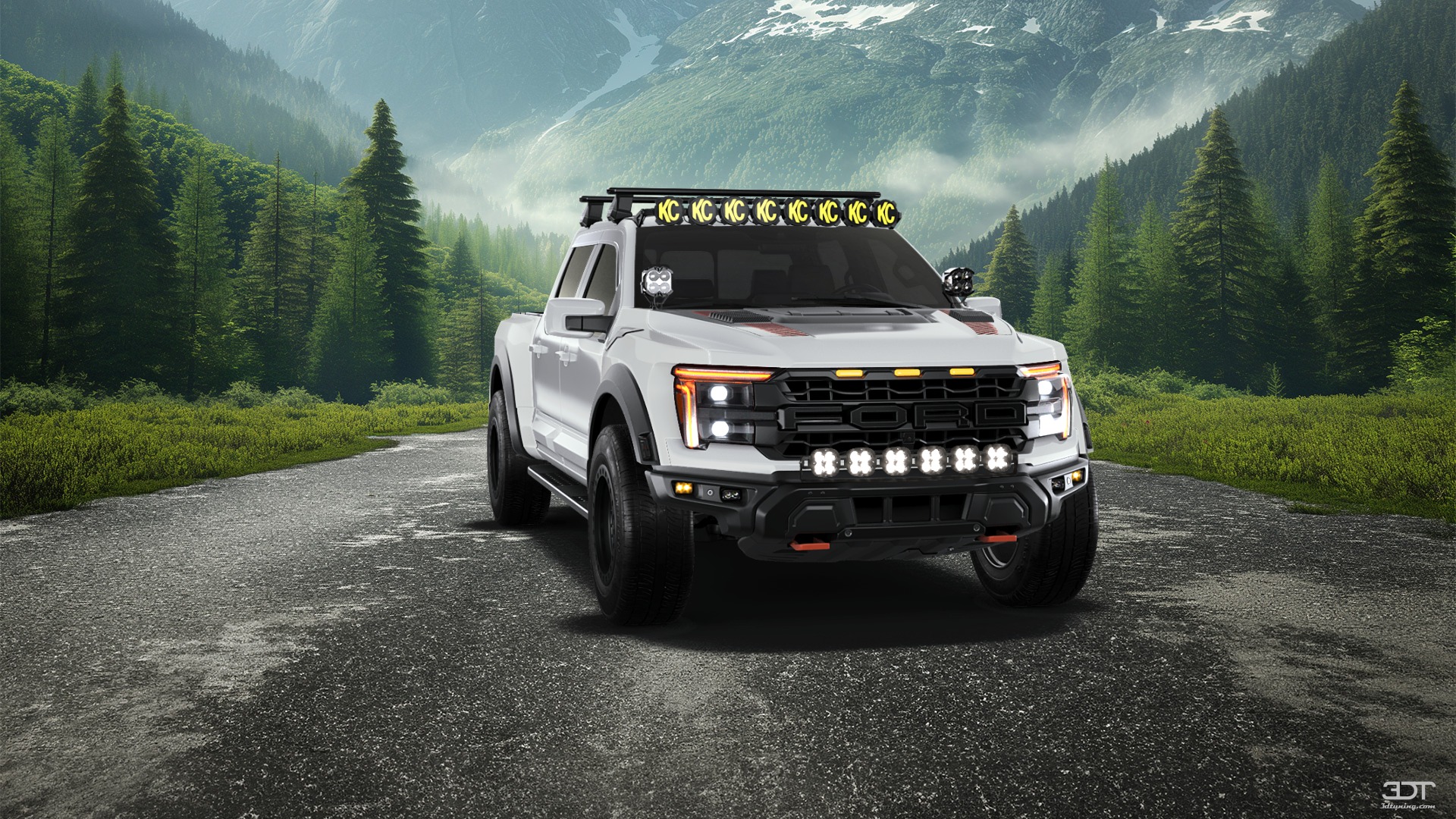 Ford F-150 Raptor 4 Door pickup truck 2024 tuning