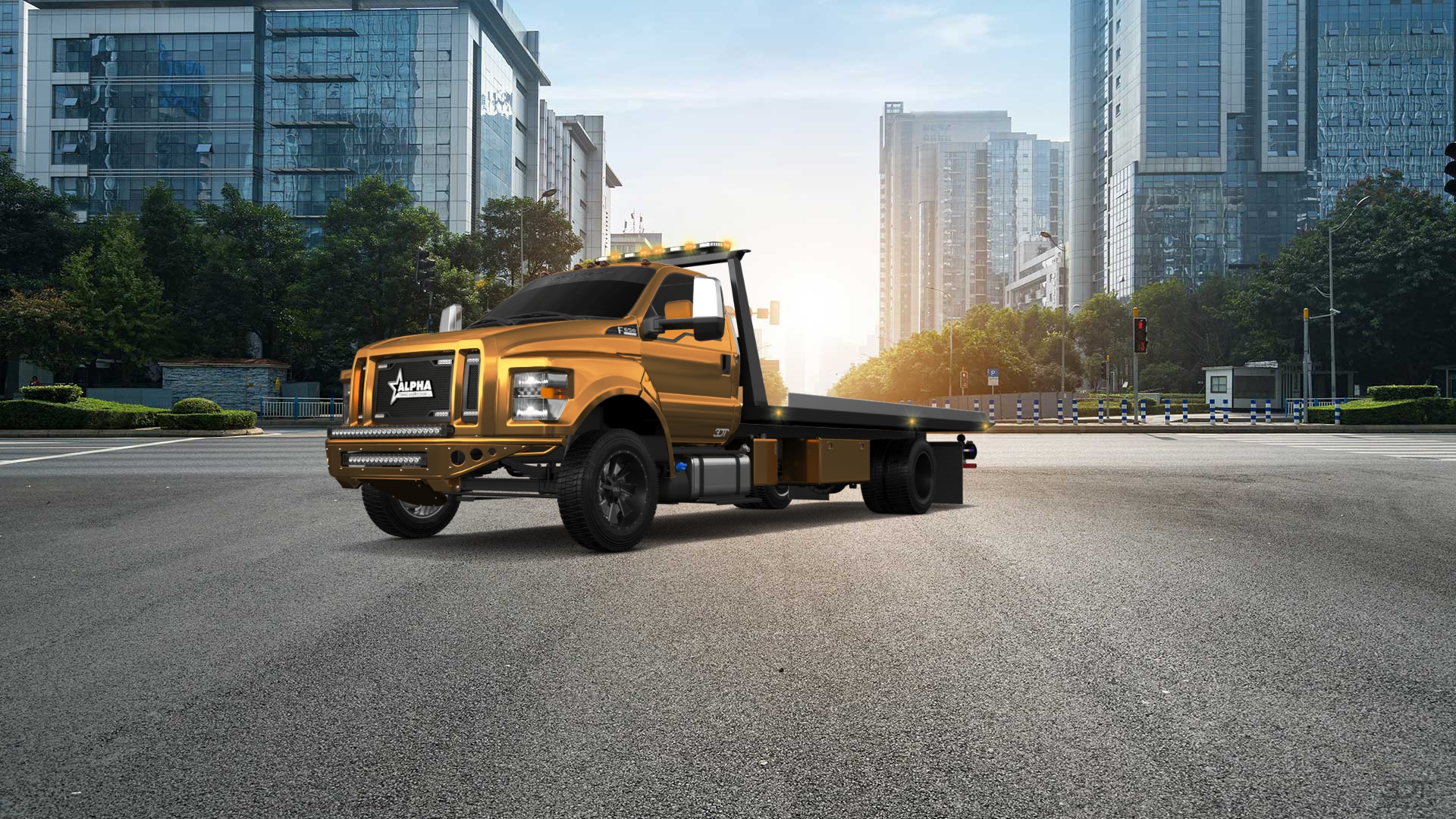 Ford F-650 Tow Truck Pickup 2016 tuning