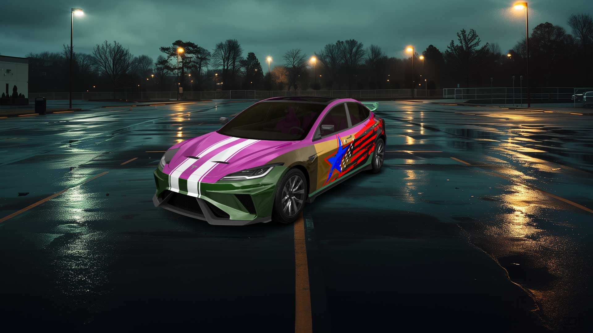 Tesla Model 3 4 Door Saloon 2023 tuning