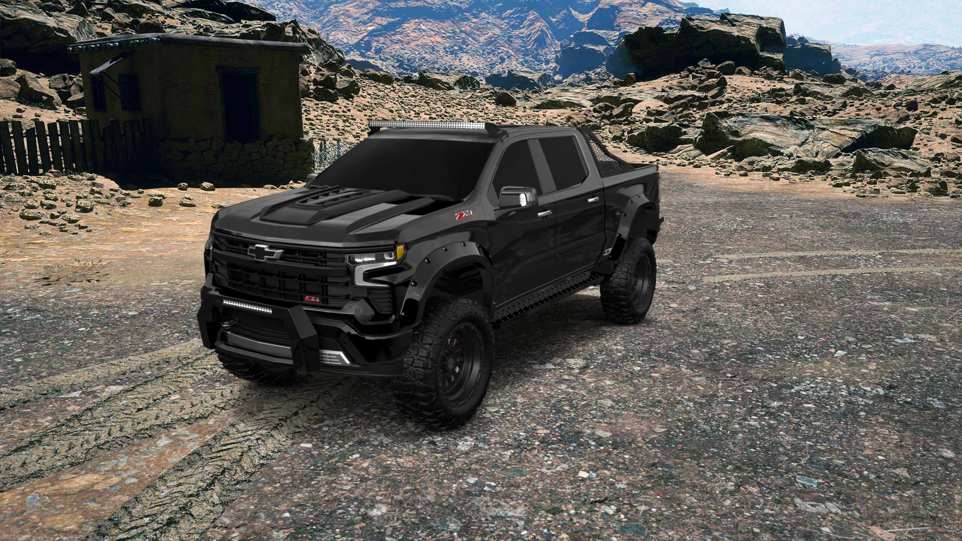 Chevrolet Silverado 1500 Crew Cab 5.8 ft box 4 Door pickup truck 2023 tuning
