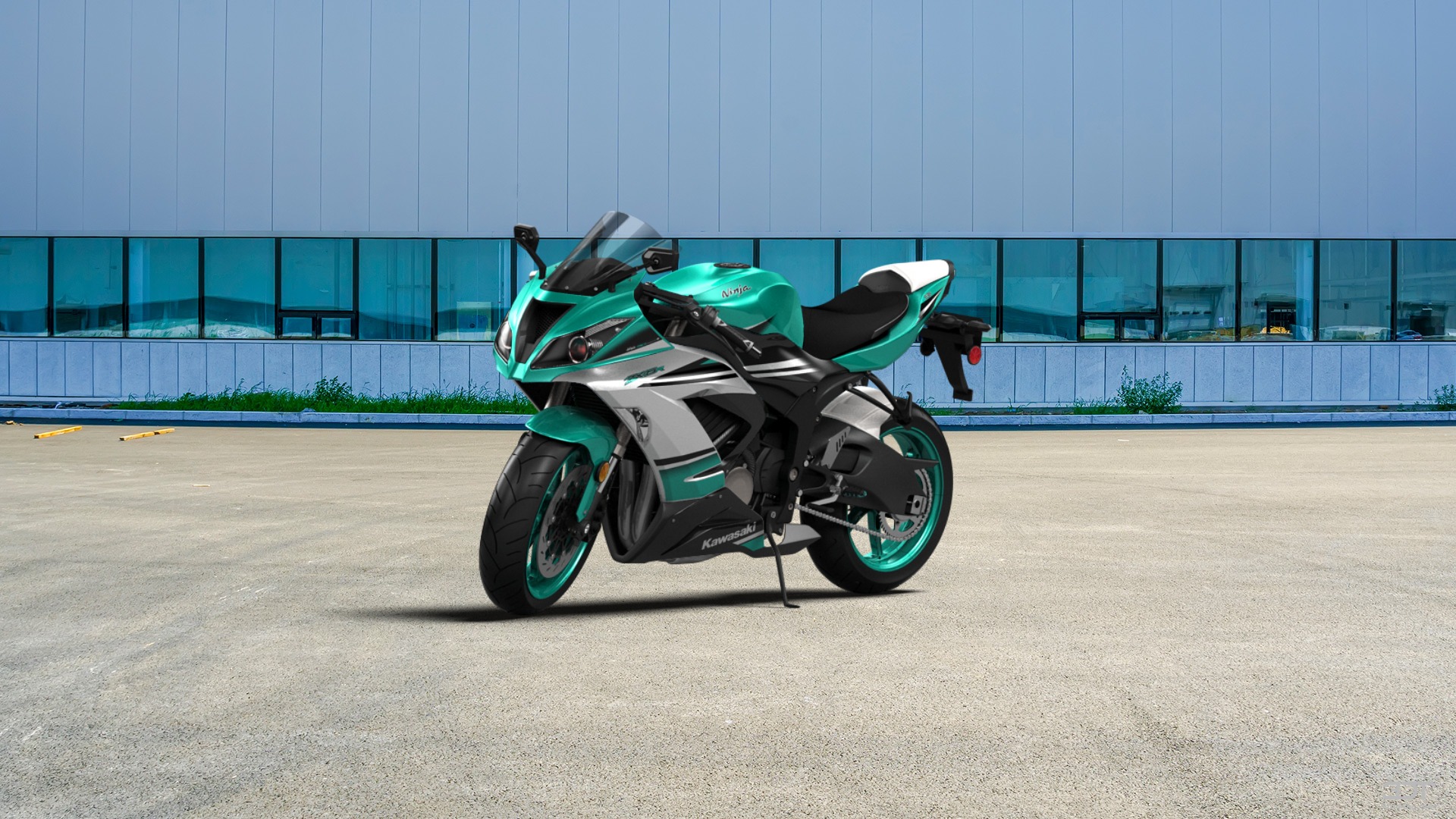 Kawasaki Ninja ZX 6R Sport Bike 2015 tuning
