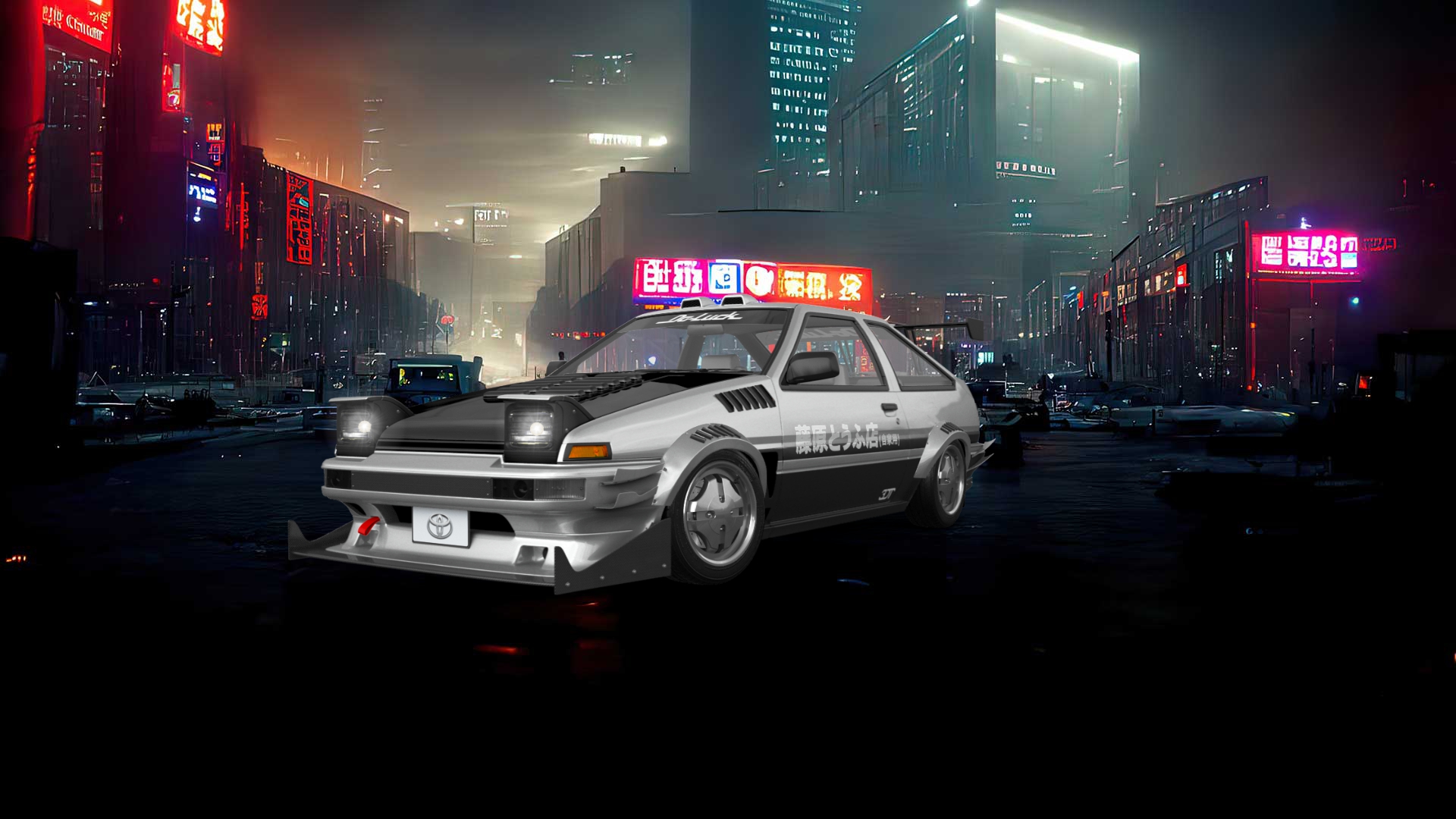 Toyota AE86 3 Door Hatchback 1985 tuning