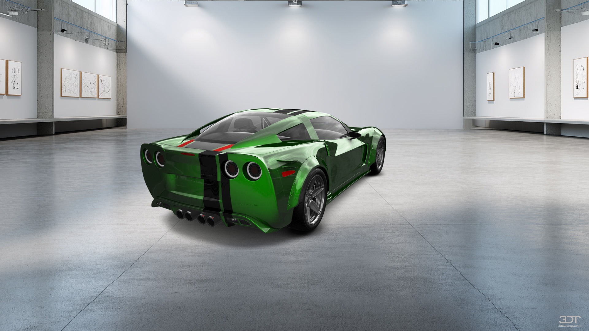 Tuning Chevrolet Corvette 2 Door Coupe 2004