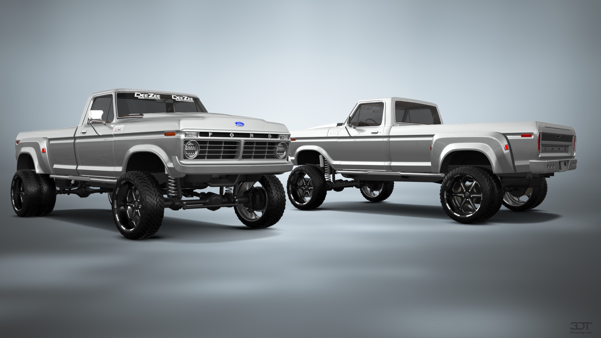 Ford F-350 Dually 2 Door pickup truck 1974 tuning