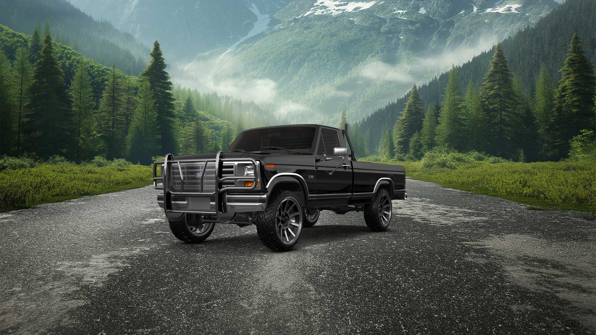 Ford F-150 2 Door pickup truck 1986 tuning