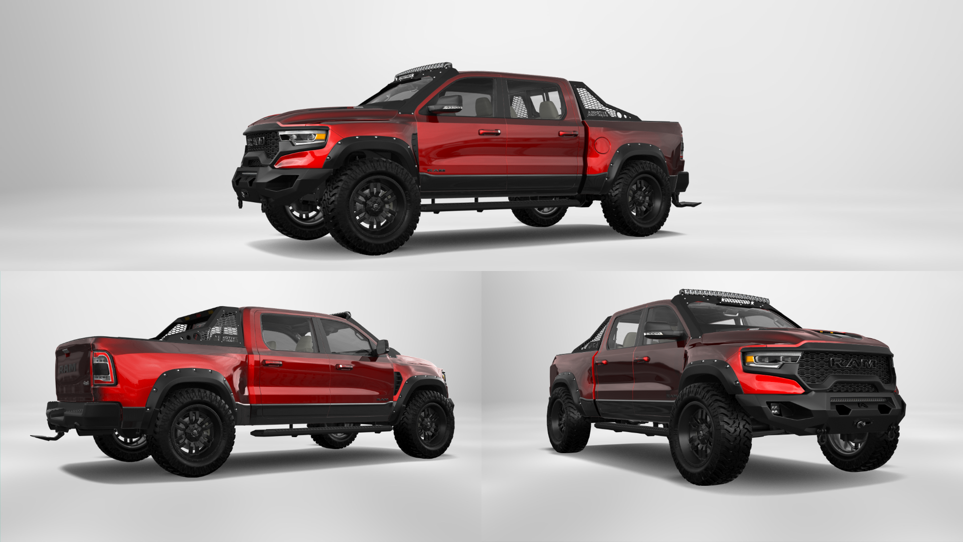 Dodge Ram 1500 TRX 4 Door pickup truck 2021 tuning