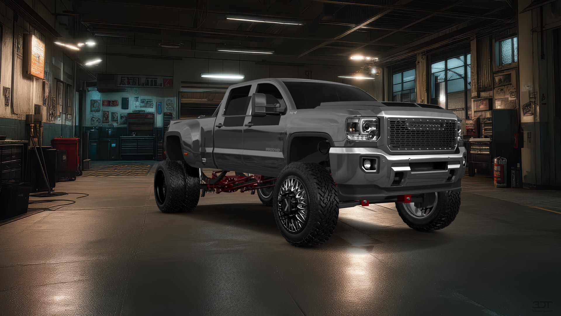 GMC Sierra 3500 HD Crew Cab 4 Door pickup truck 2015 tuning
