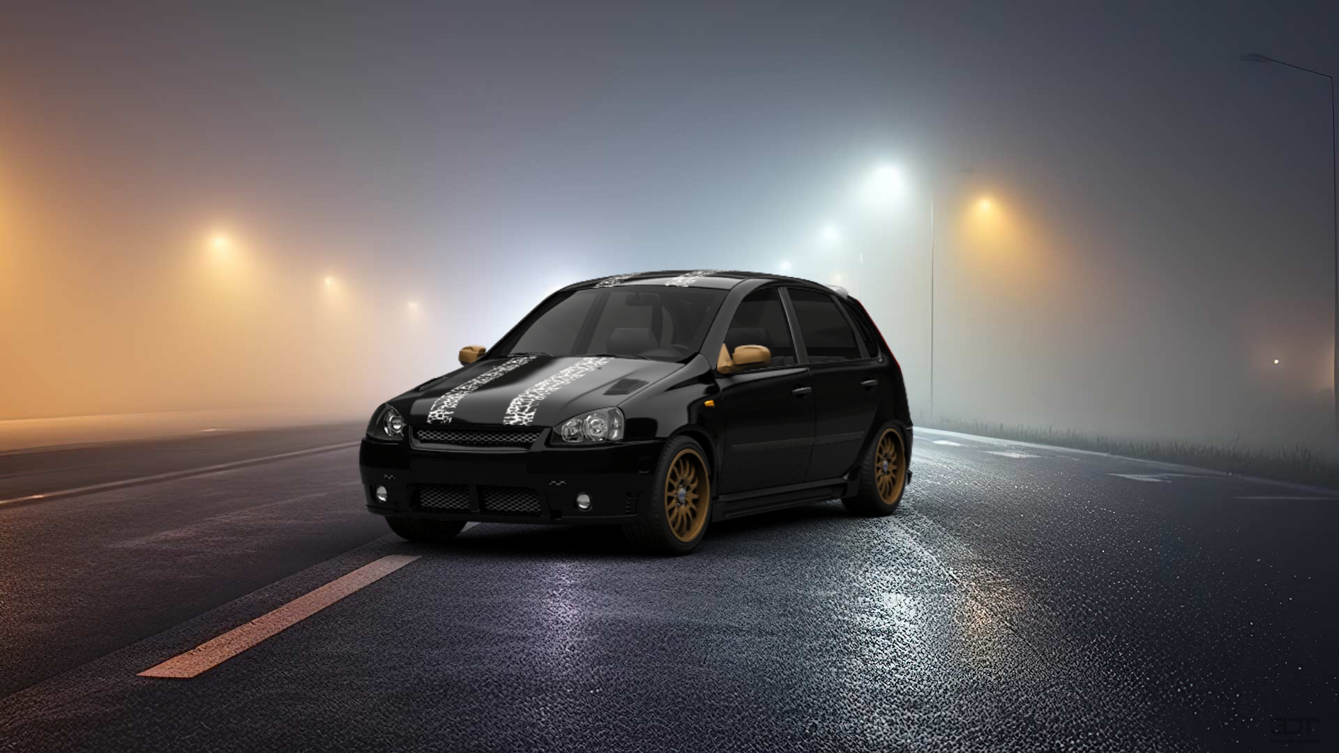 Lada Kalina 1119 5 Door Hatchback 2010 tuning