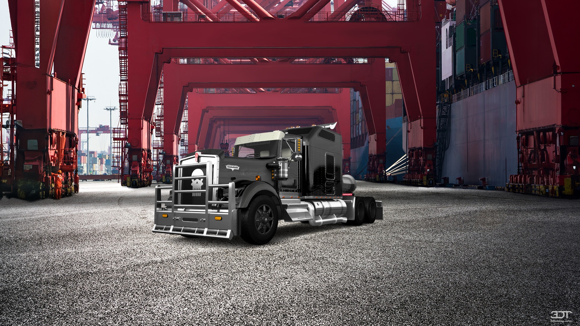 Kenworth W900 Sleeper Cab Truck 2015 tuning